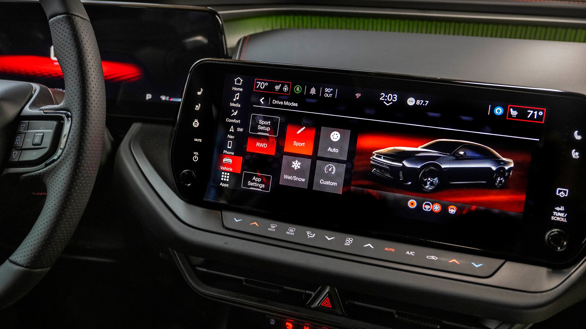 35 2026 Dodge Charger orange interior