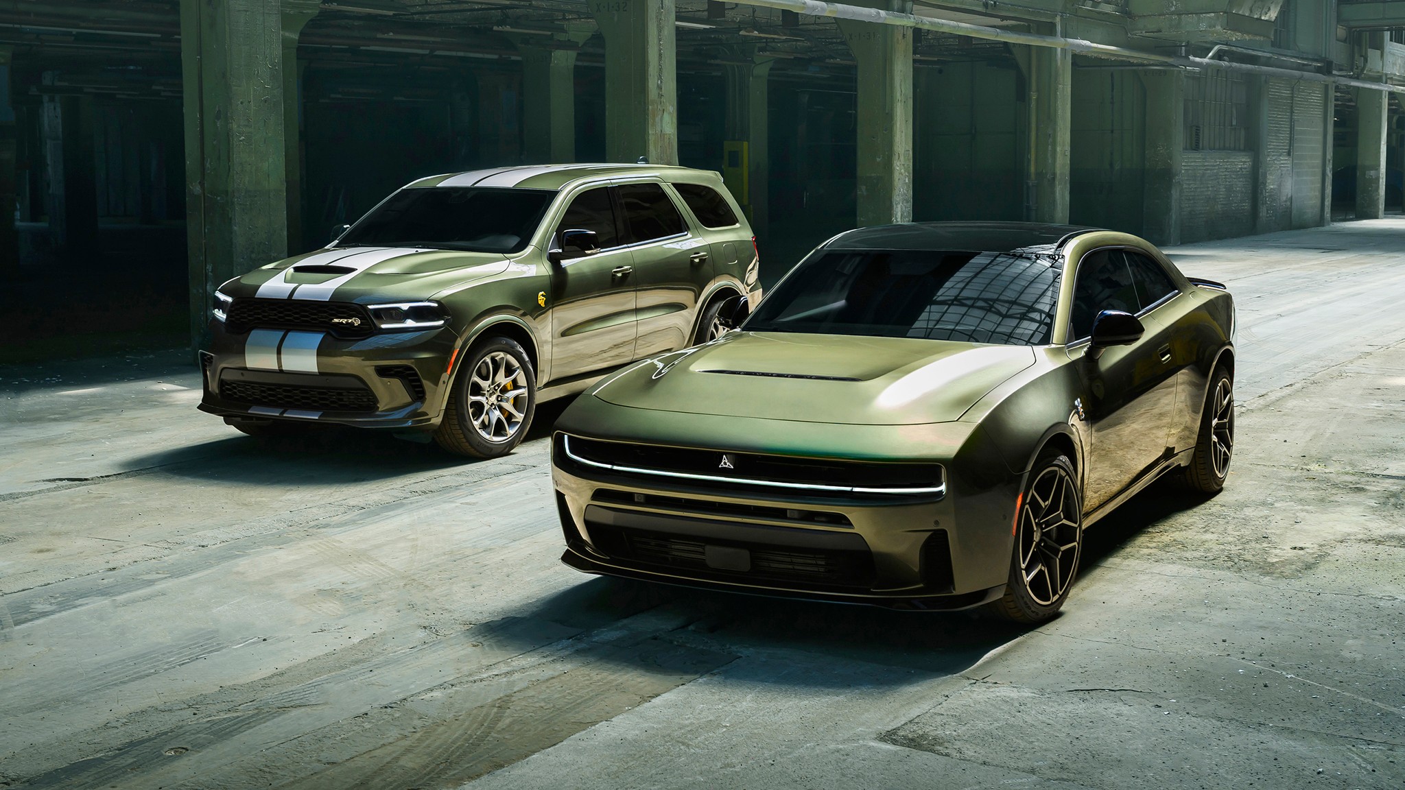 49 group shot 2026 Dodge Charger n Durango SRT