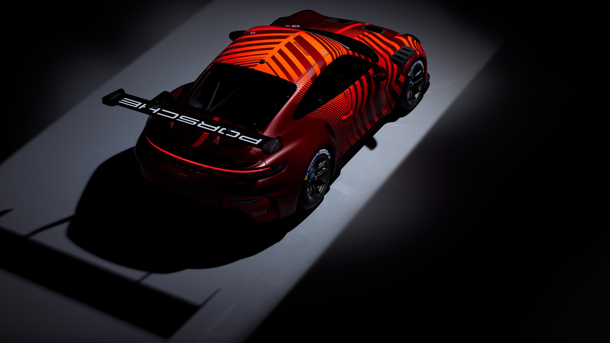 2 Porsche 911 Cup race car