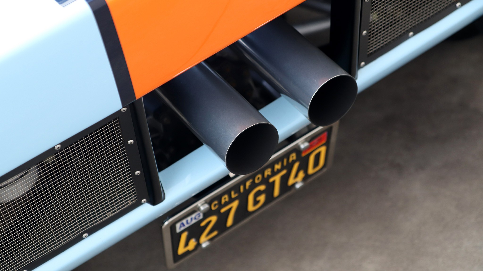 concours and coffee ford gt II 15 gulf gt40 exhaust tips