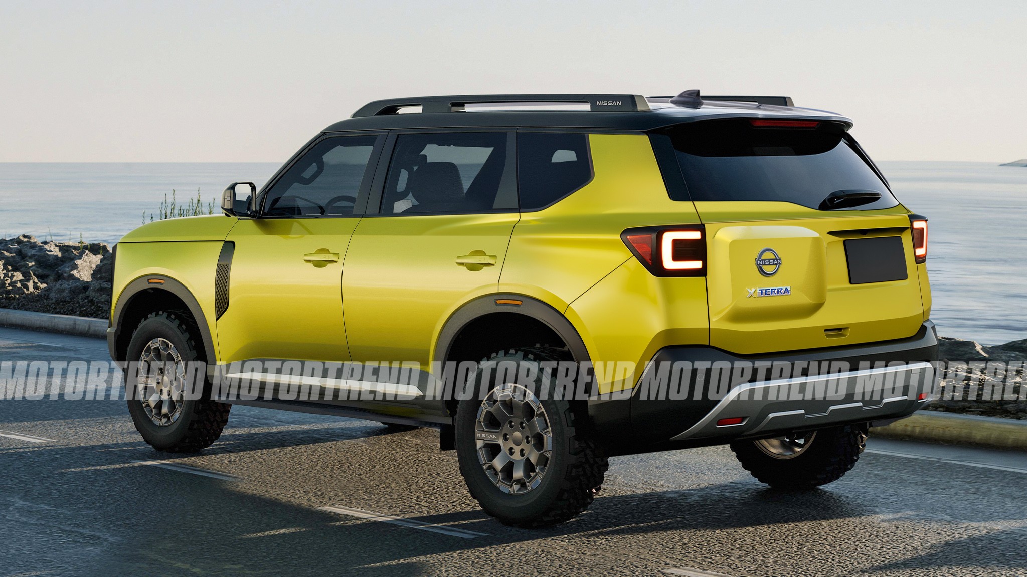 FUTURE Nissan Xterra rearquarter