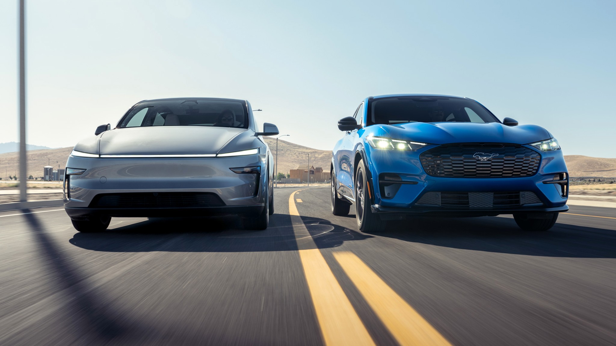 001 2025 Ford Mustang Mach E vs Tesla Model Y