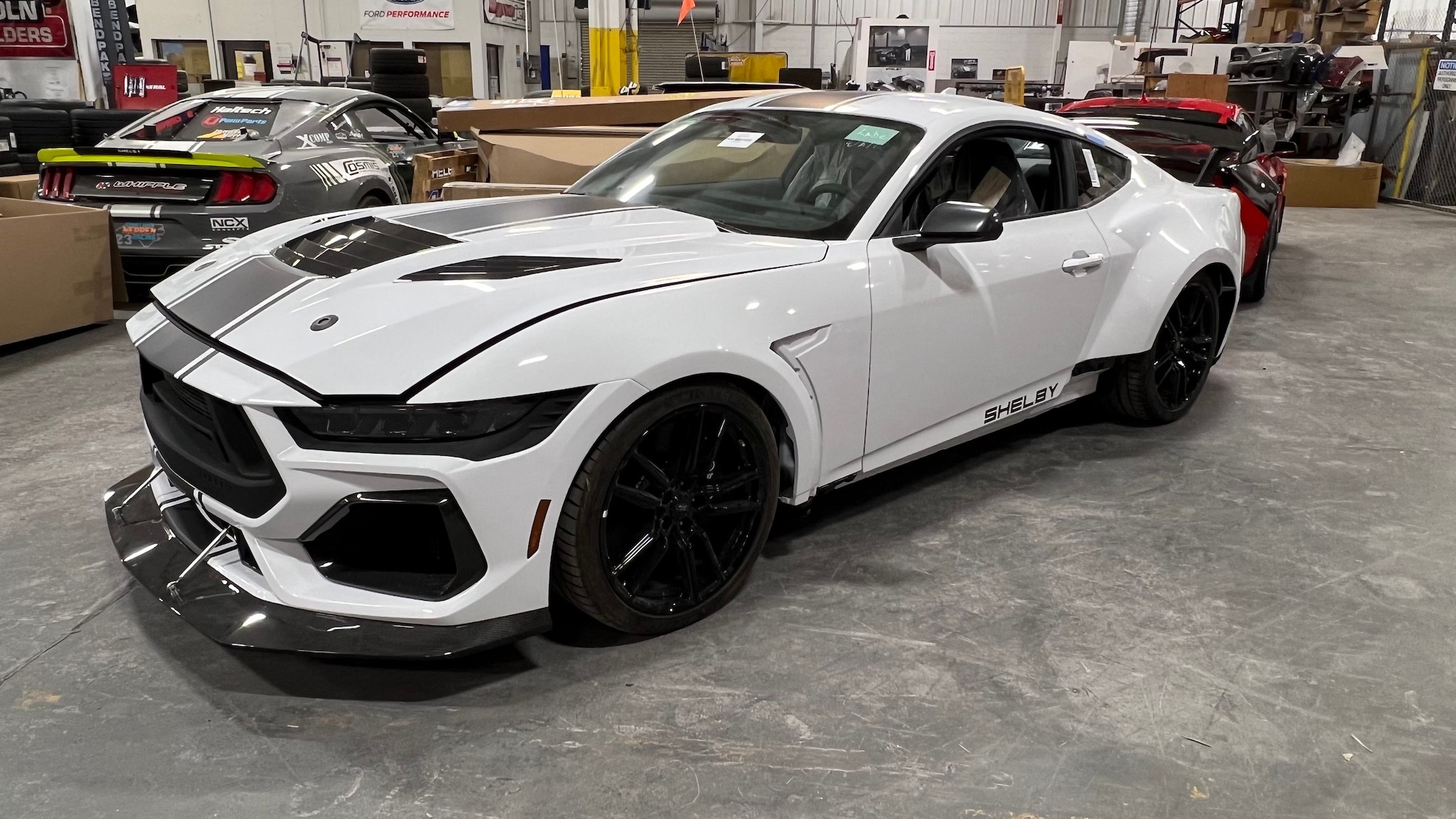 002 Shelby Super Snake R 2026 Dark Horse blown 850 Track Ready factory build shots spherical