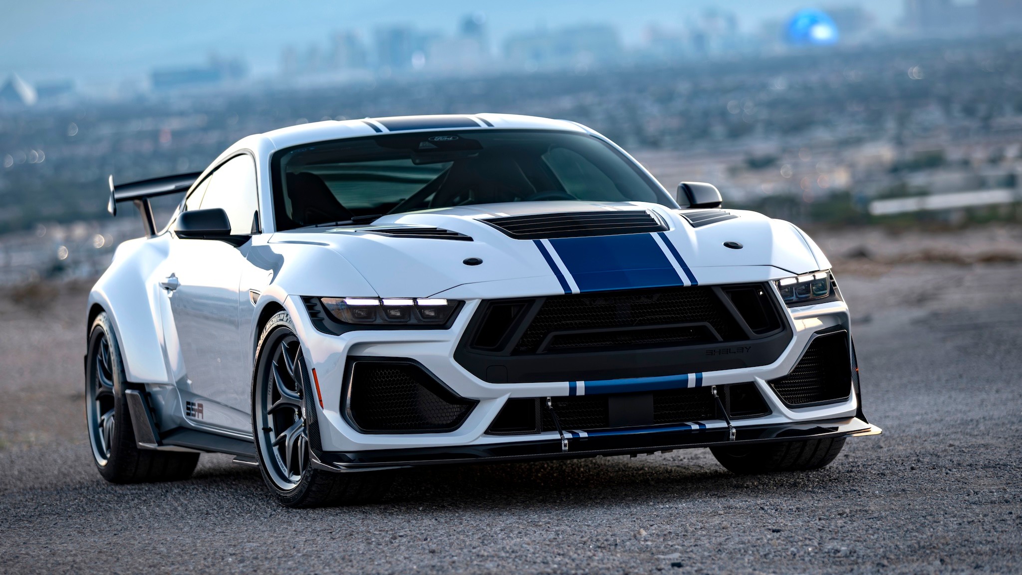 026 Shelby Super Snake R 2026 Dark Horse blown 850 Track Ready factory build shots spherical