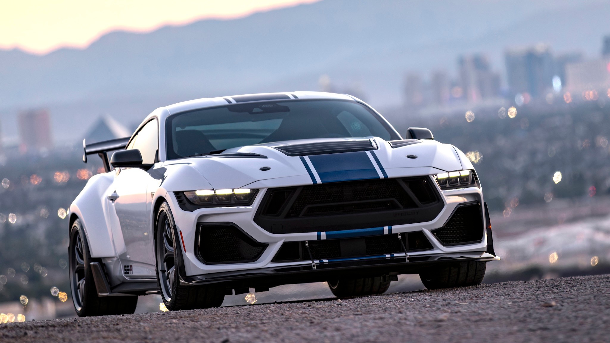 028 Shelby Super Snake R 2026 Dark Horse blown 850 Track Ready factory build shots spherical