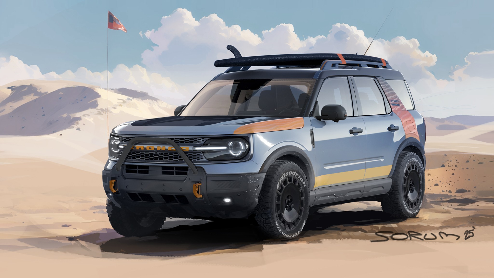 Ford Bronco Sport Silver Lake Dunes project SUV 10