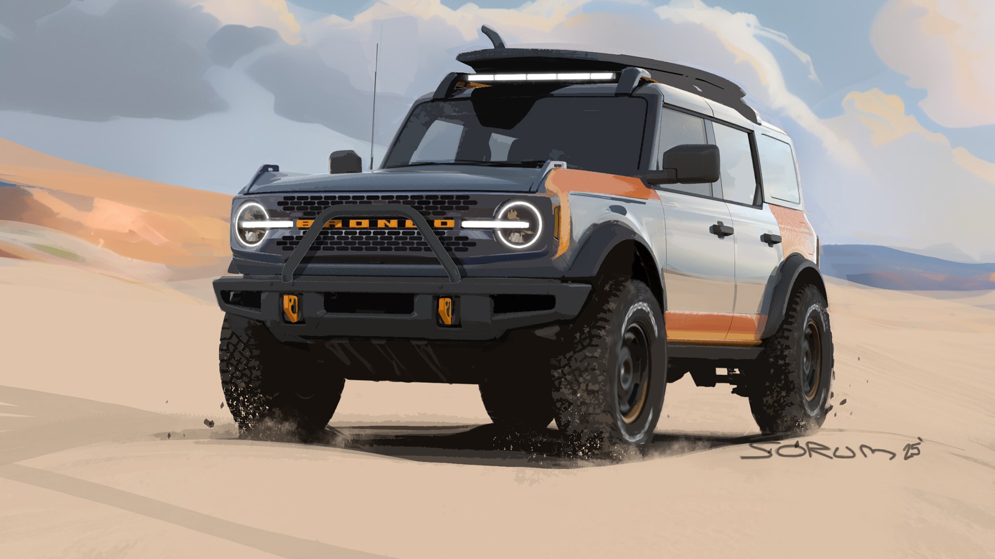 Ford Bronco Silver Lake project SUV 12