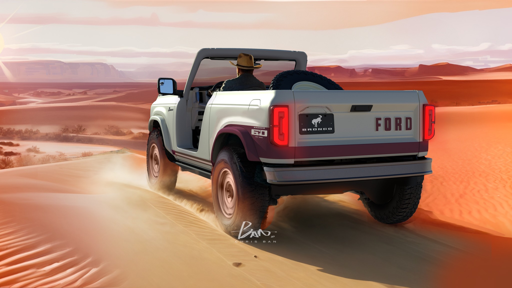 2025 Ford Bronco Roadster Concept SUV 19