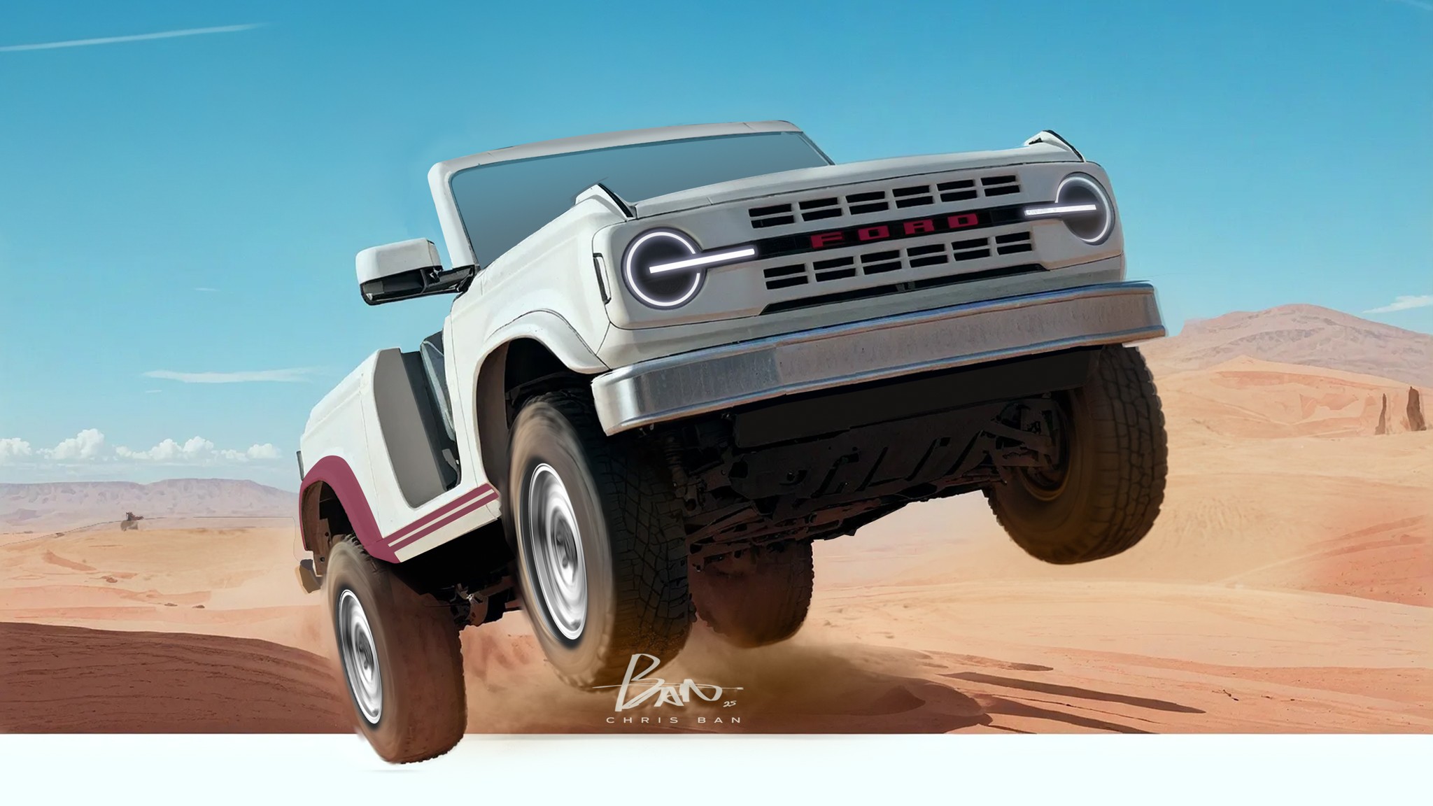 2025 Ford Bronco Roadster Concept SUV 20