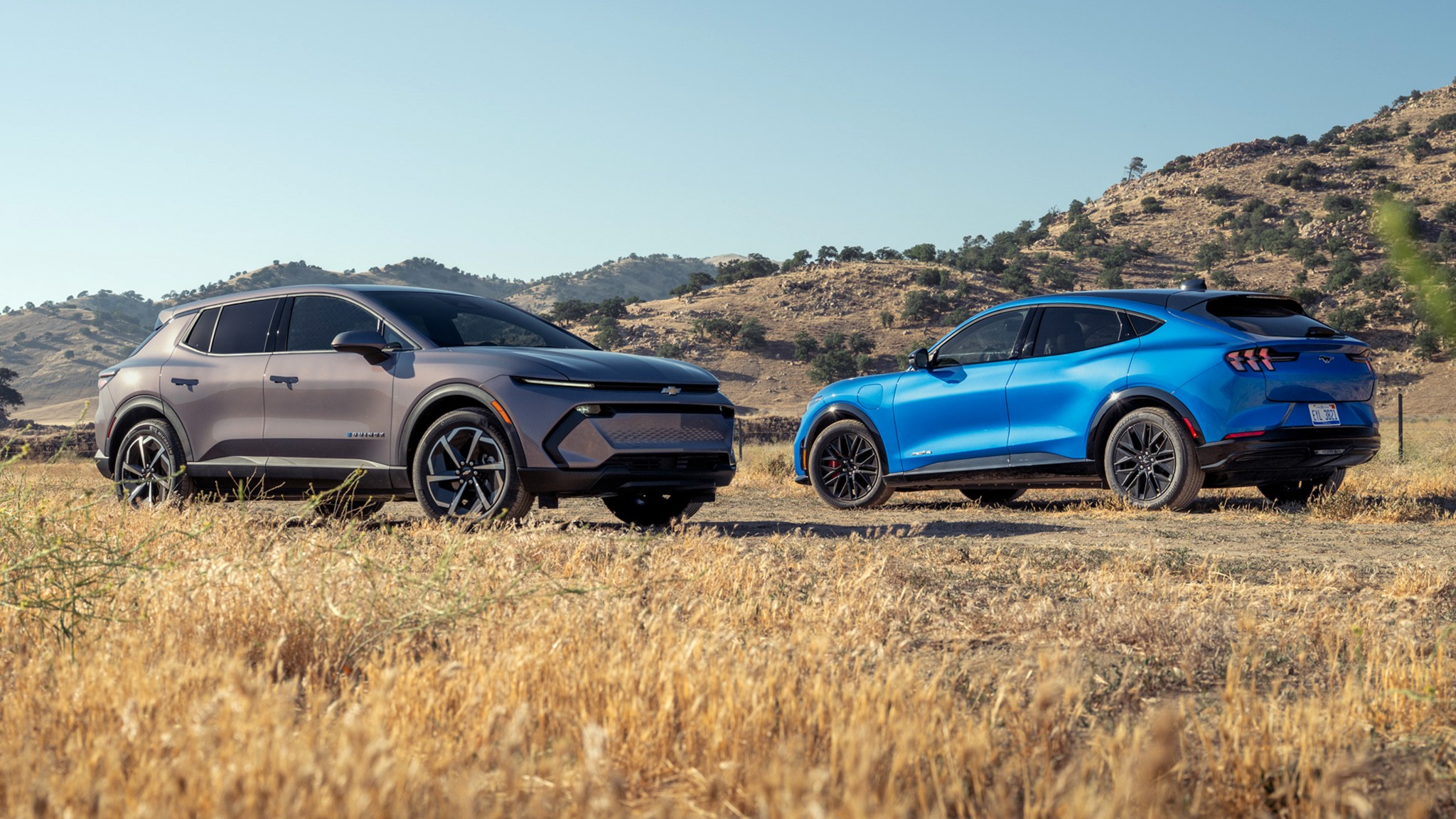 003 2025 Ford Mustang Mach E vs Chevy Equinox EV