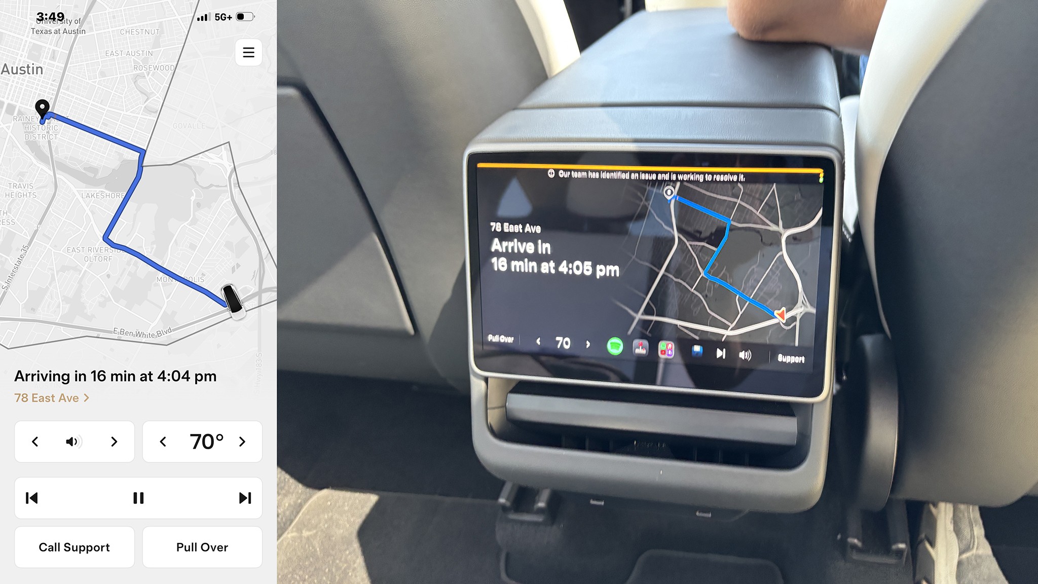 Delayed Departure Screen