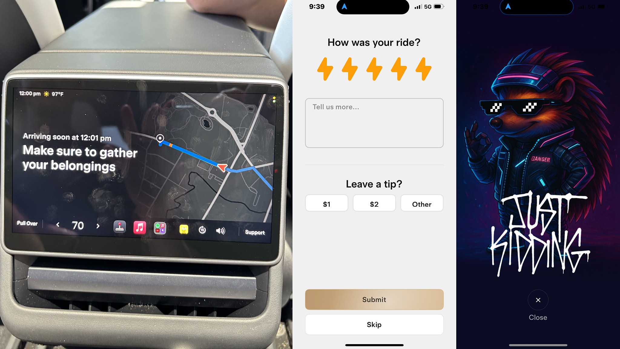 Arriving Soon Rating Tip Screens