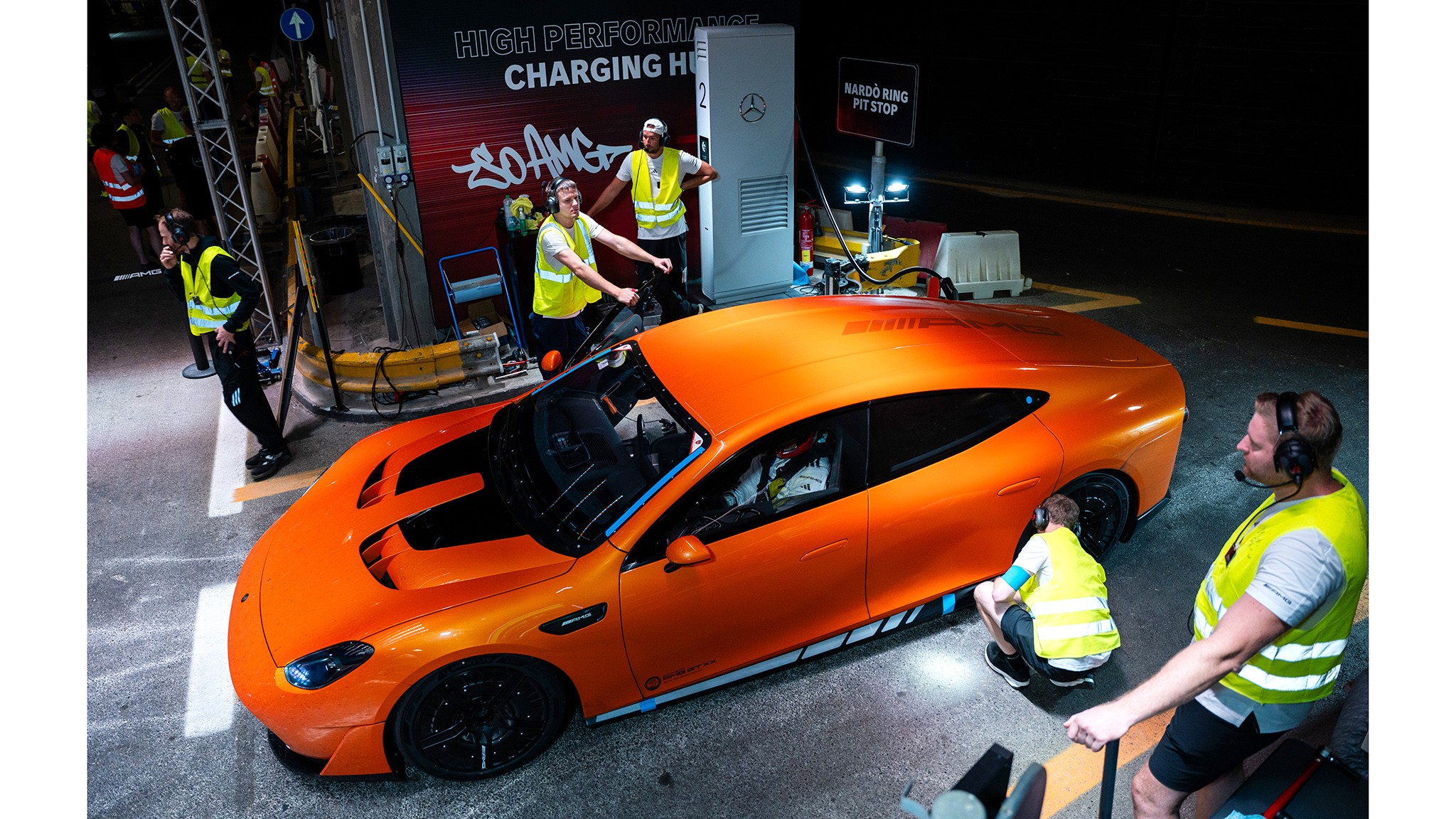 002 mercedes amg gt xx concept ev records nardo