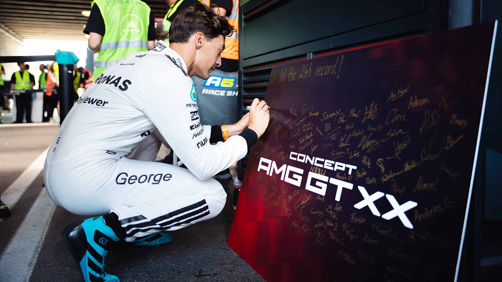 030 mercedes amg gt xx concept ev records nardo