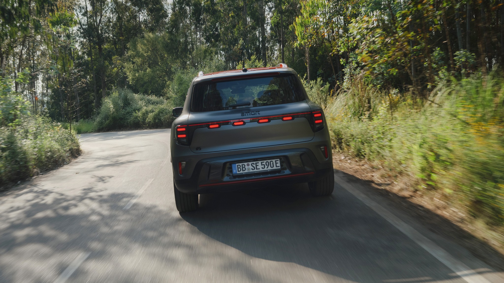 006 2025 smart 5 brabus rear view driving first drive