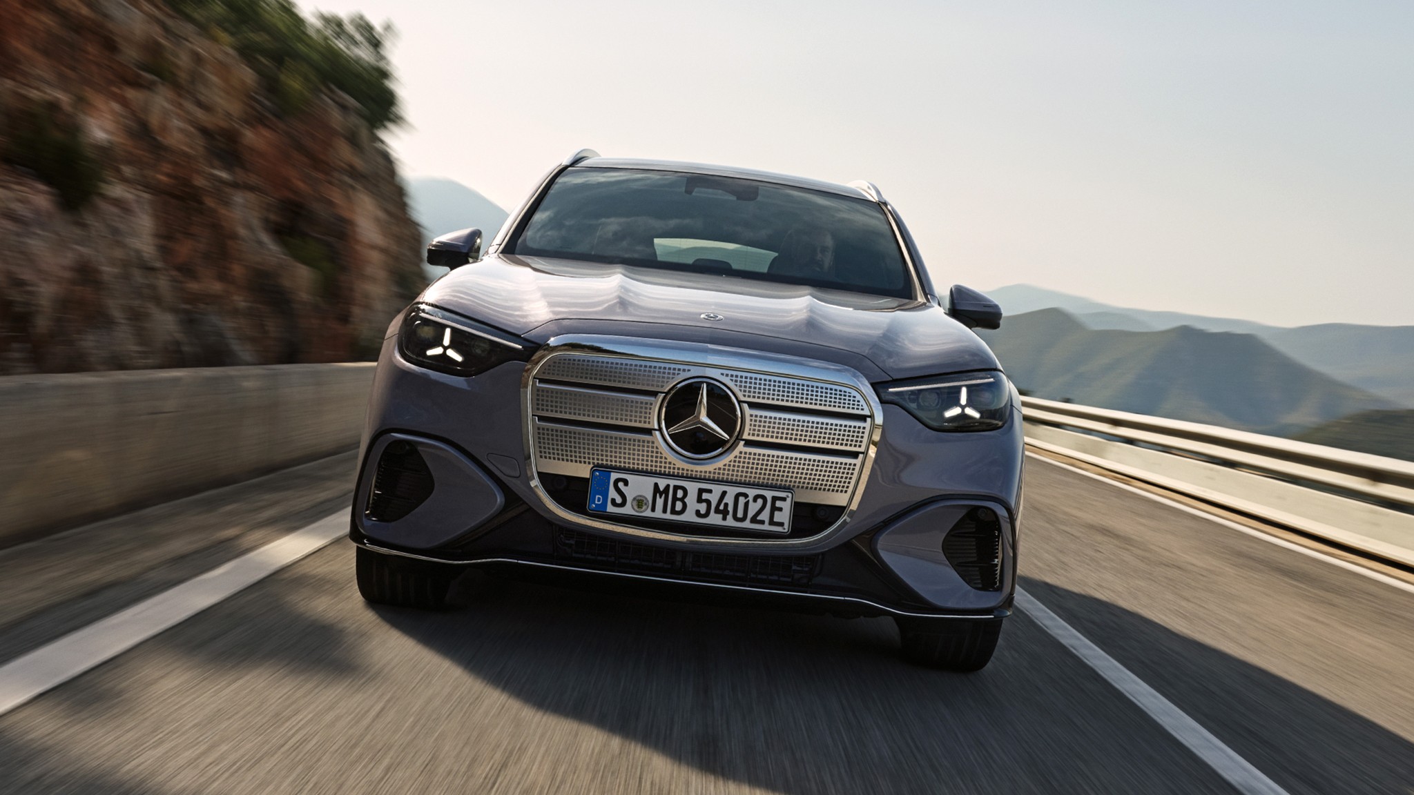 2 2027 Mercedes Benz GLC EV silver