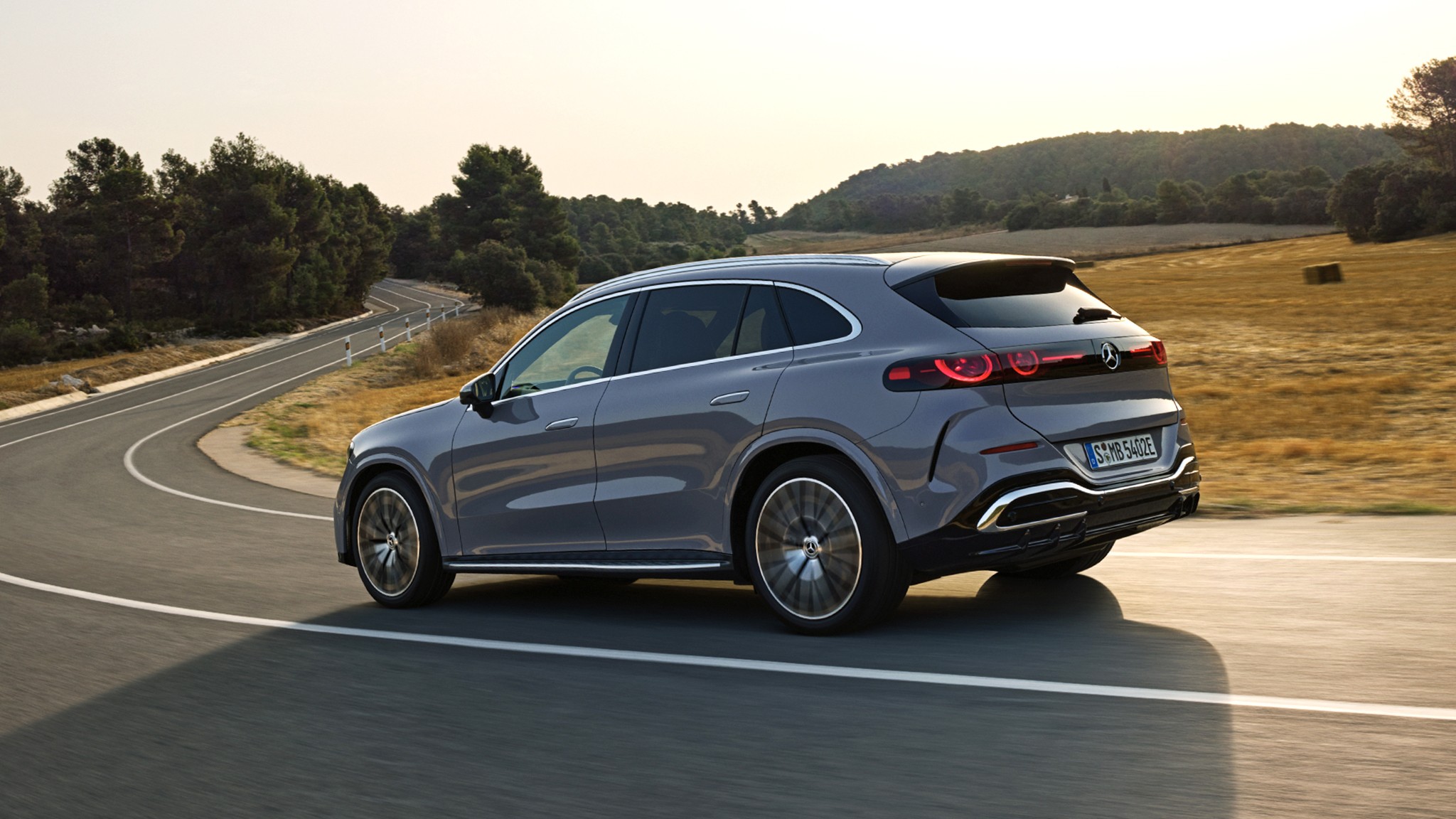 4 2027 Mercedes Benz GLC EV silver