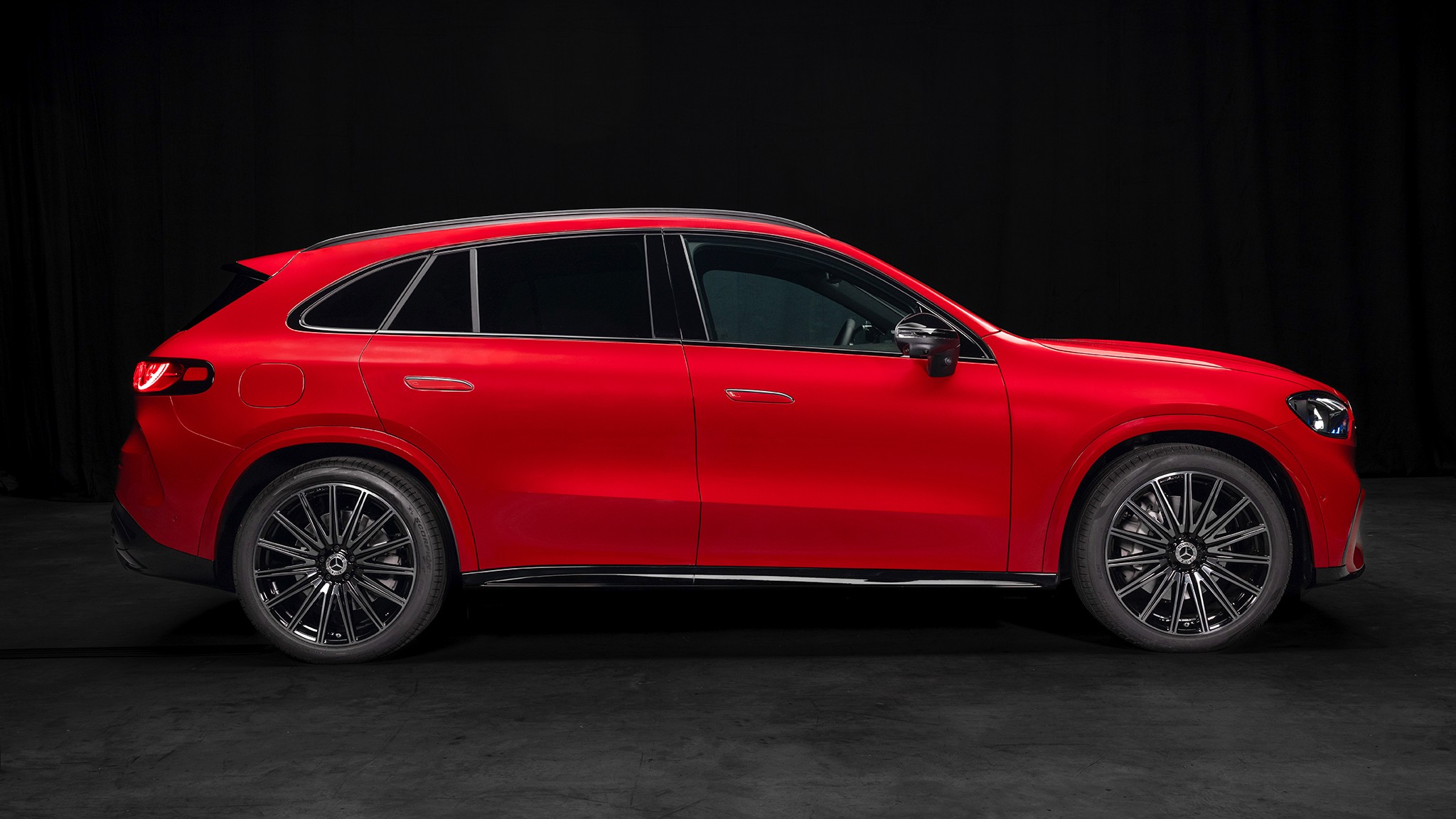 23 2027 Mercedes Benz GLC EV red