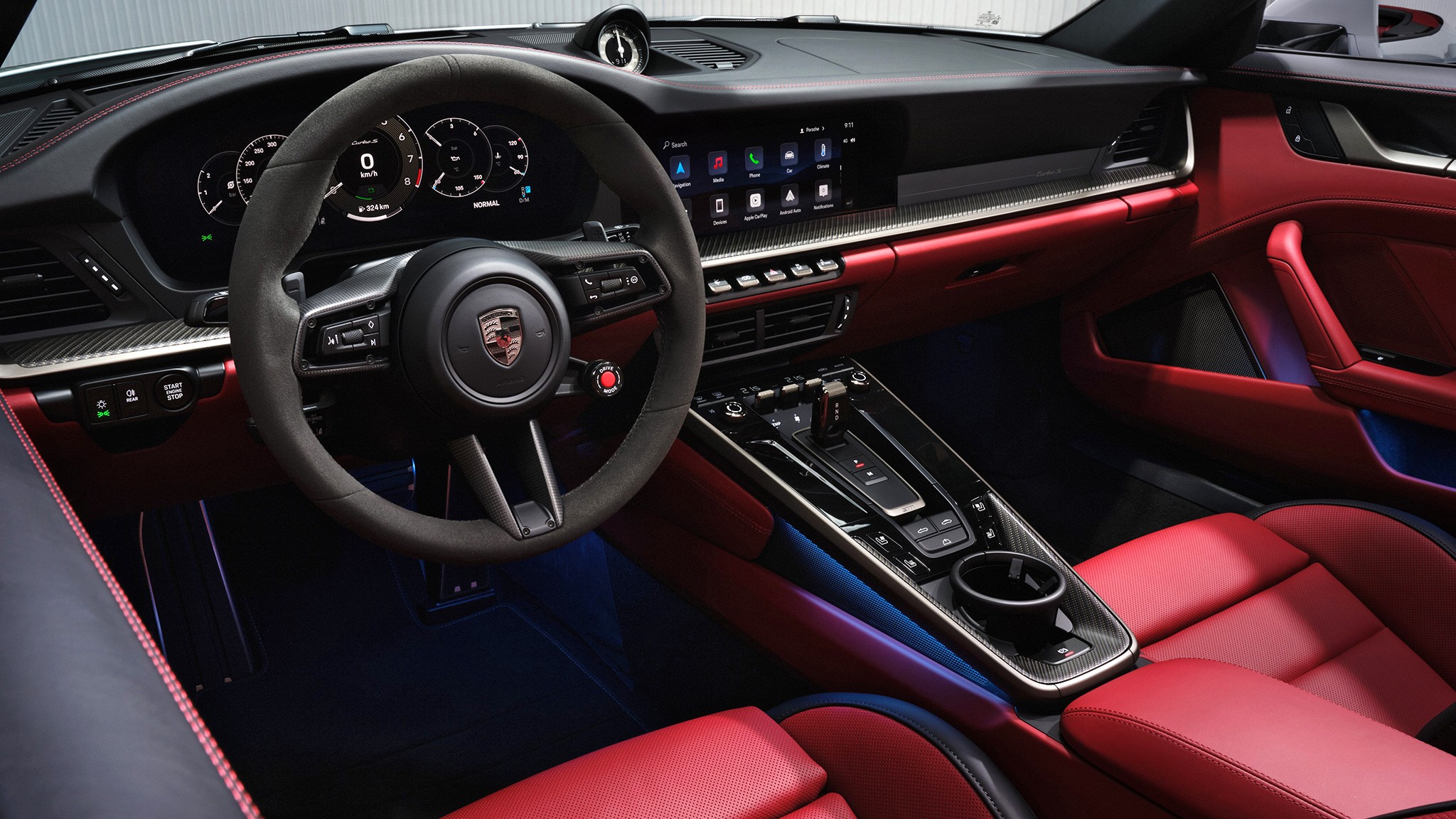 22 2026 Porsche 911 turbo s convertible white