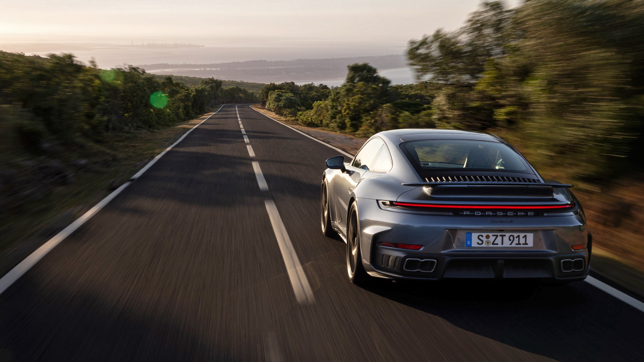4 2026 Porsche 911 turbo s gray