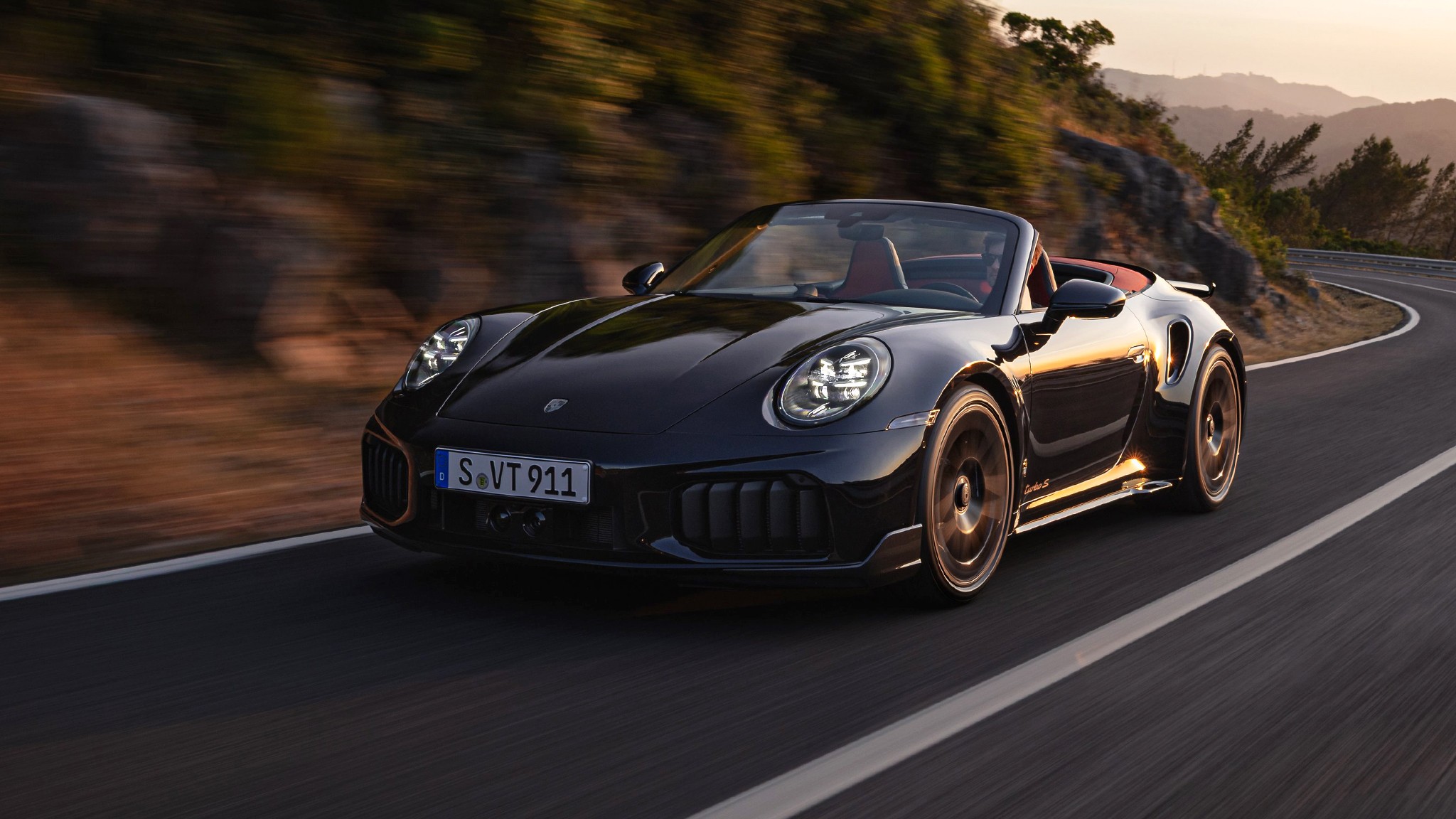 37 2026 Porsche 911 turbo s convertible black