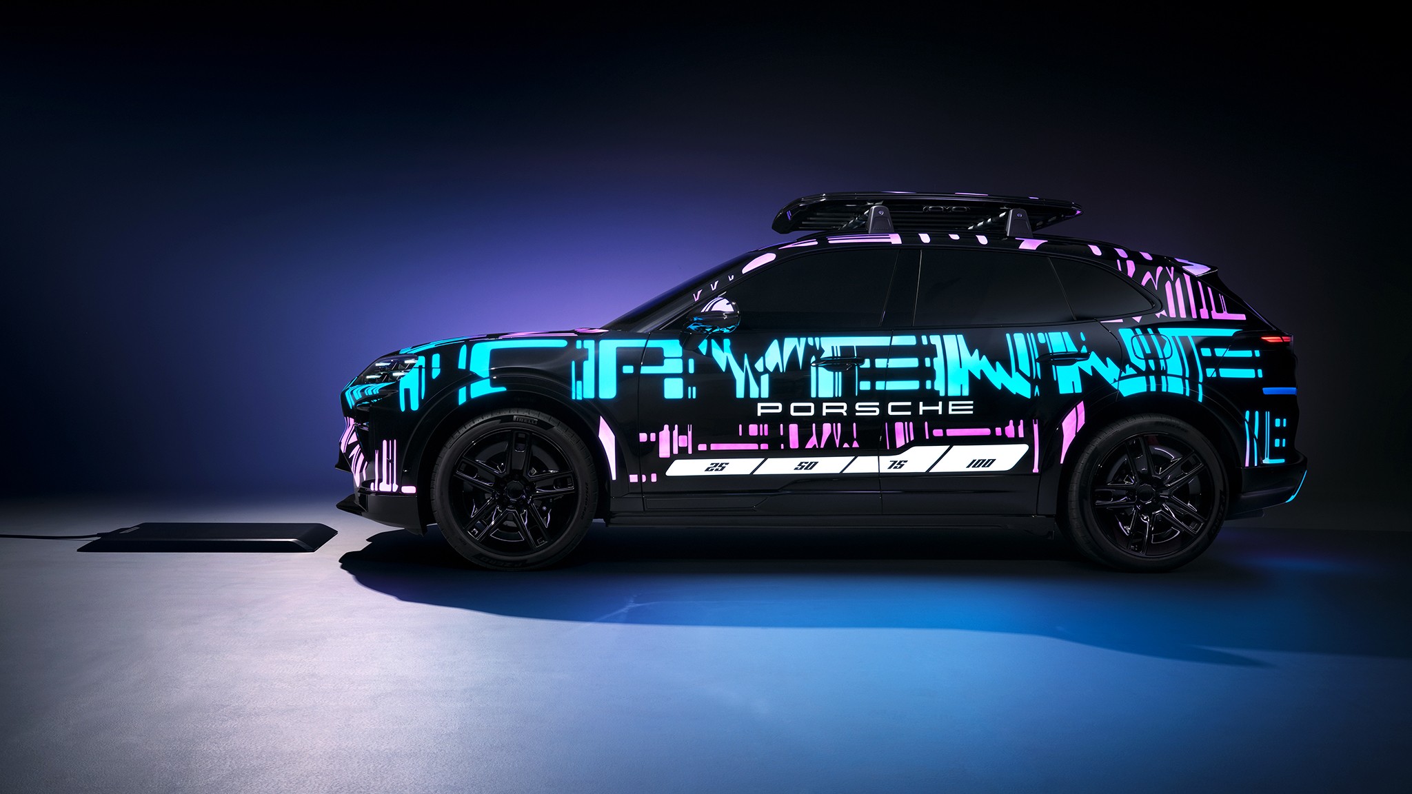 9 Porsche Cayenne EV Inductive Charging