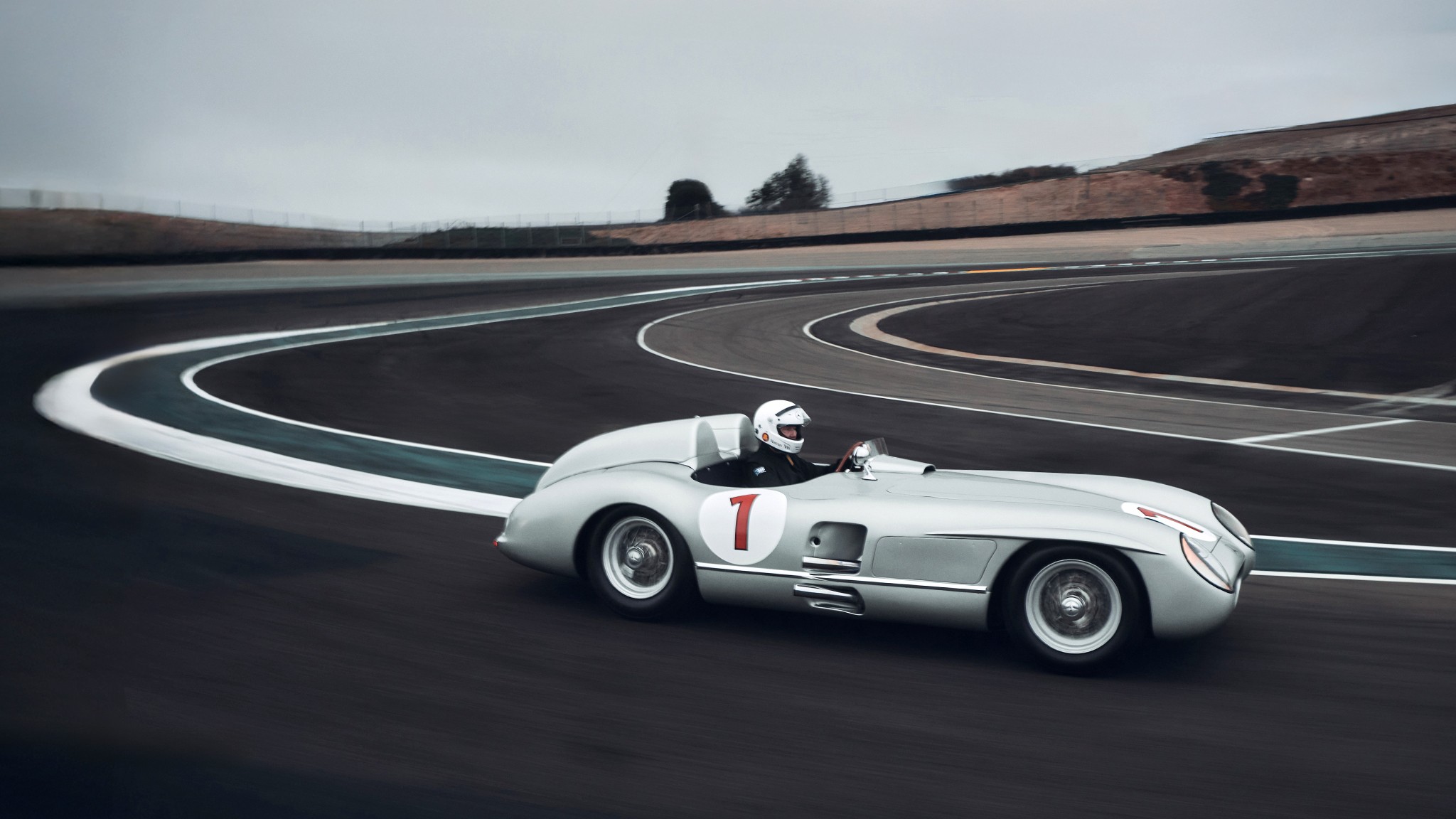 2 mercedes 300 slr ride laguna seca 2025