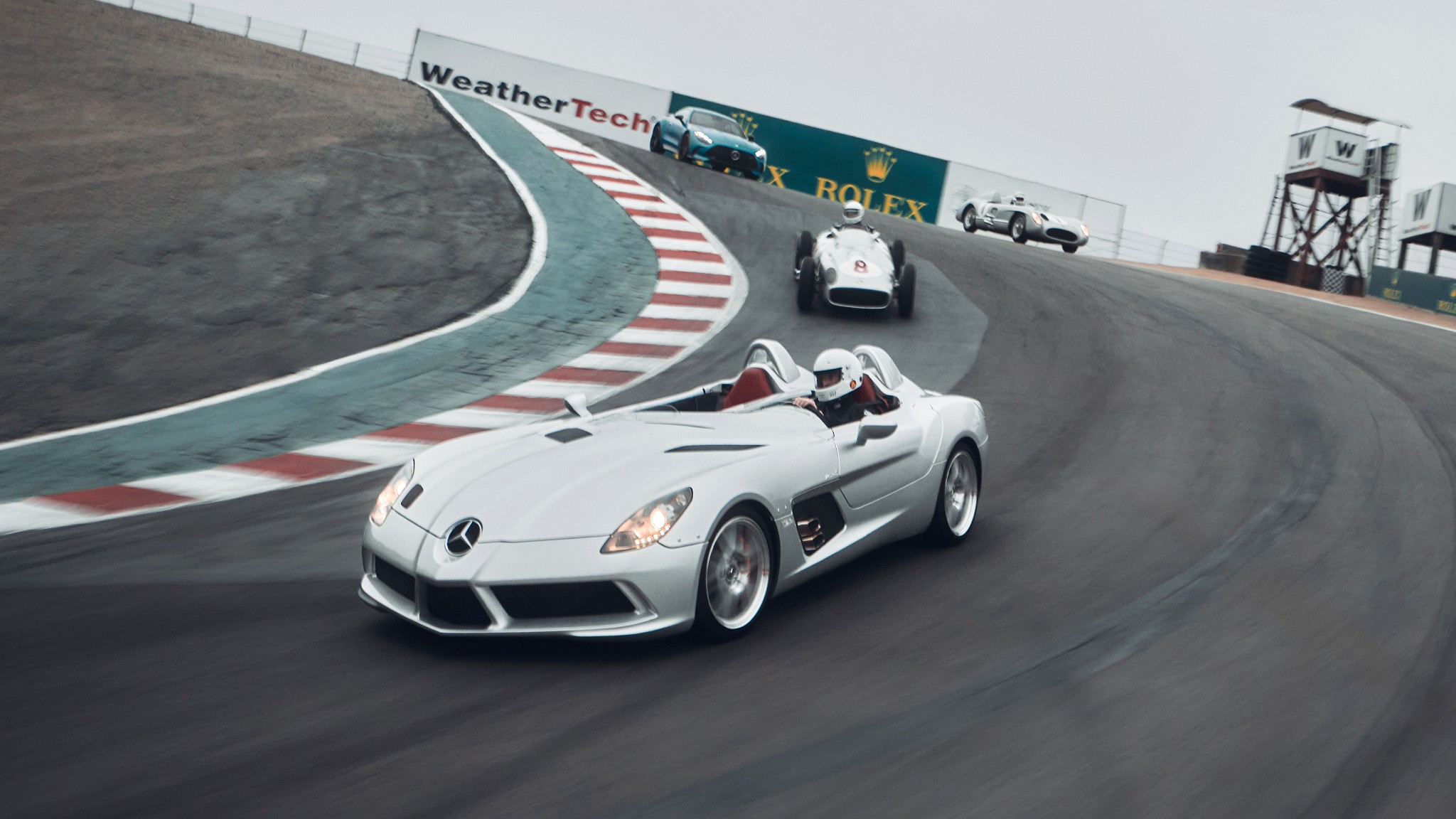 11 mercedes 300 slr ride laguna seca 2025