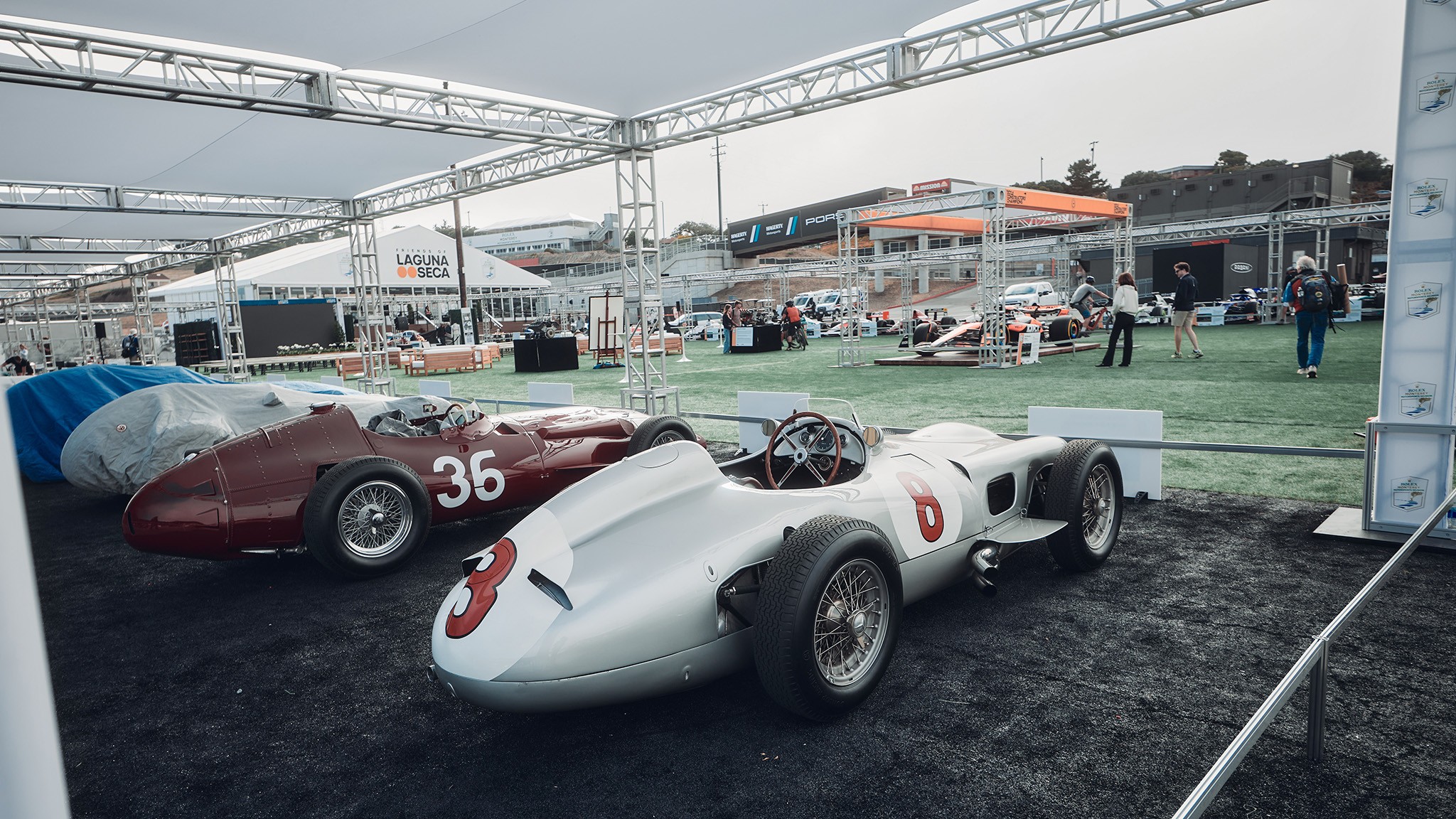 18 mercedes 300 slr ride laguna seca 2025