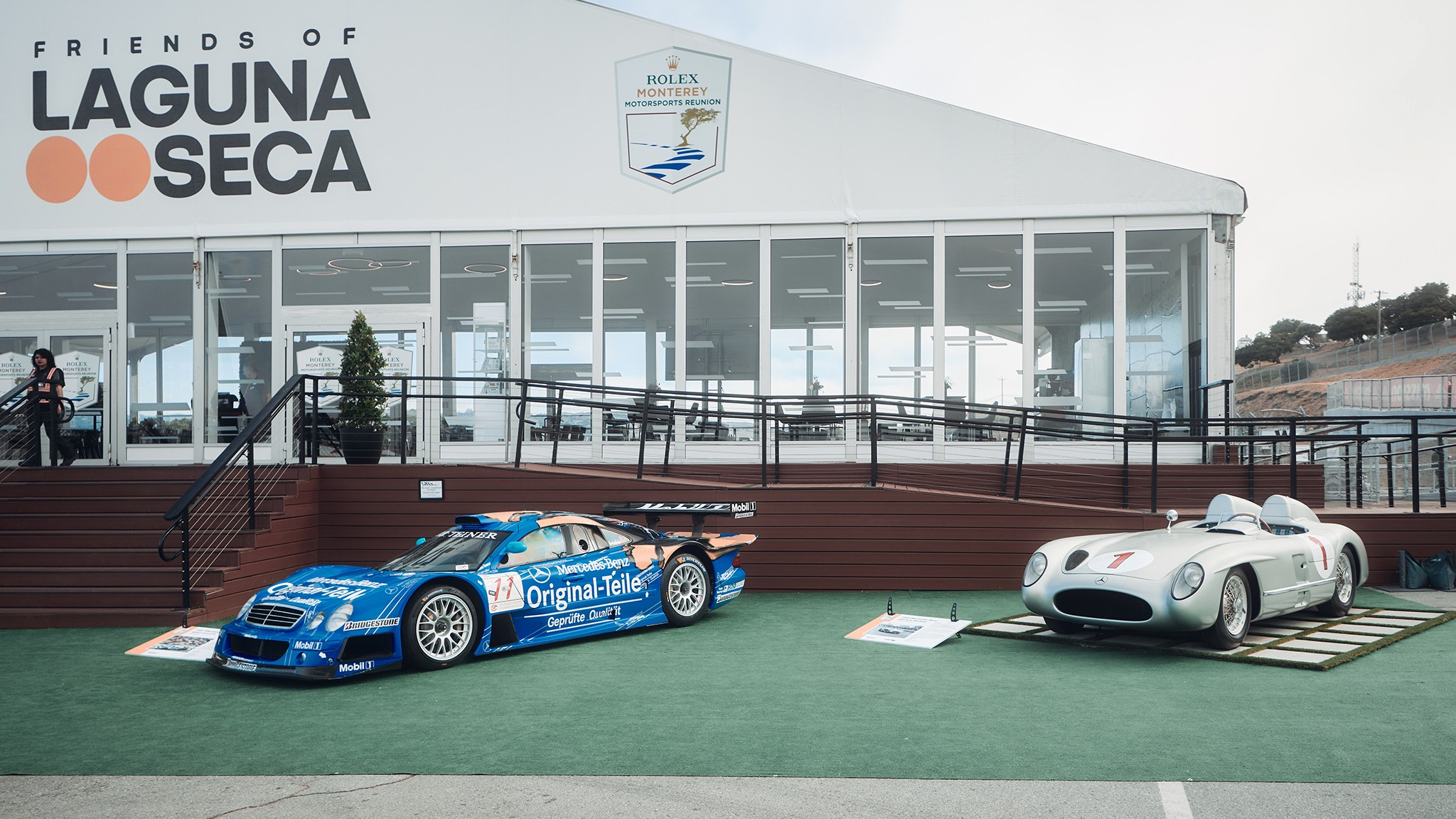 21 mercedes 300 slr ride laguna seca 2025