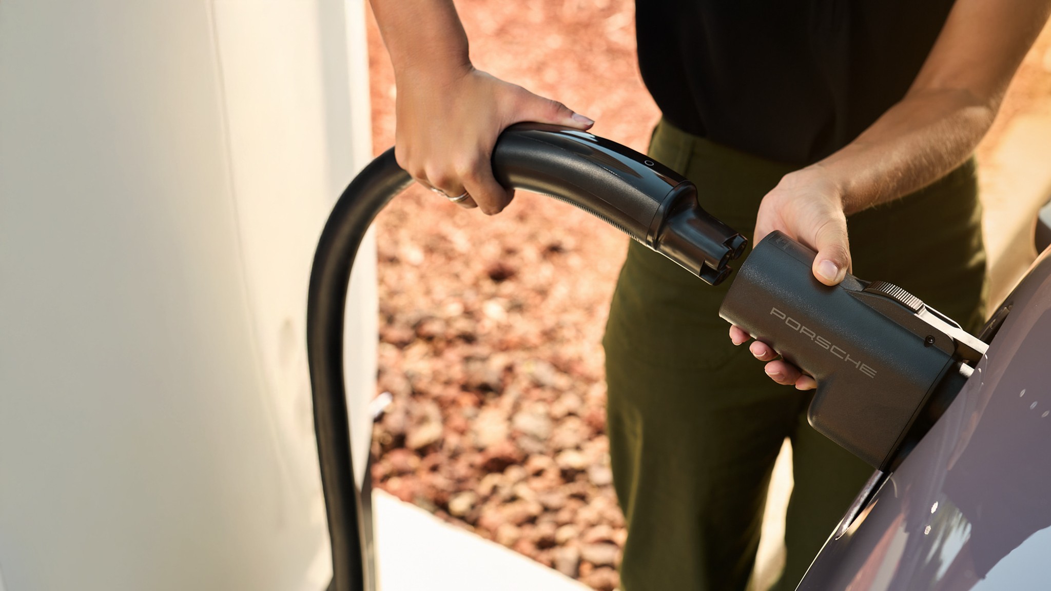 2025 Porsche Tesla Supercharger NACS Adapter Access Taycan Macan EV 2