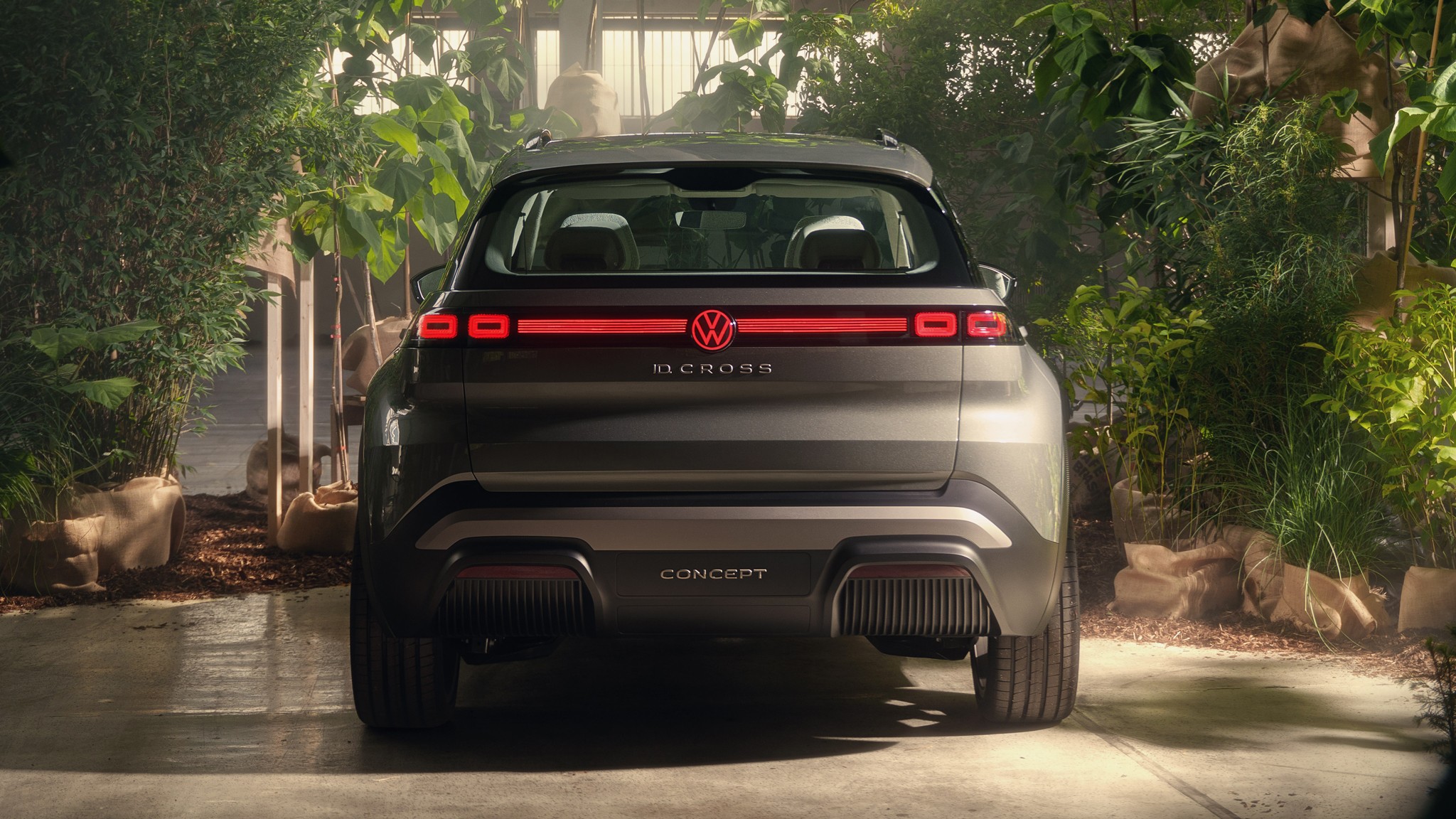 volkswagen id cross concept rear closeup lights