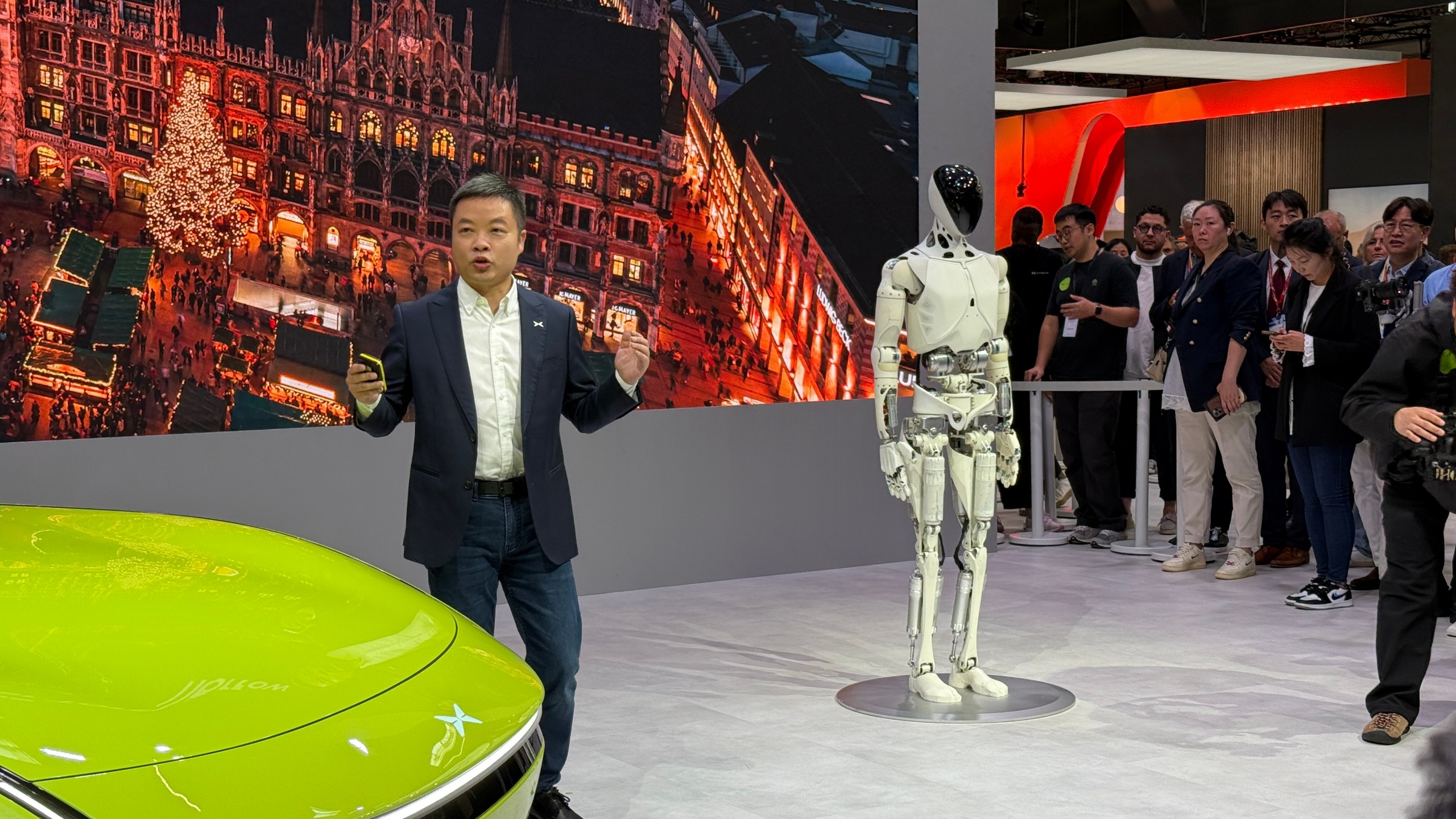 XPeng P7 He Xiaopeng Munich IAA 2025 5