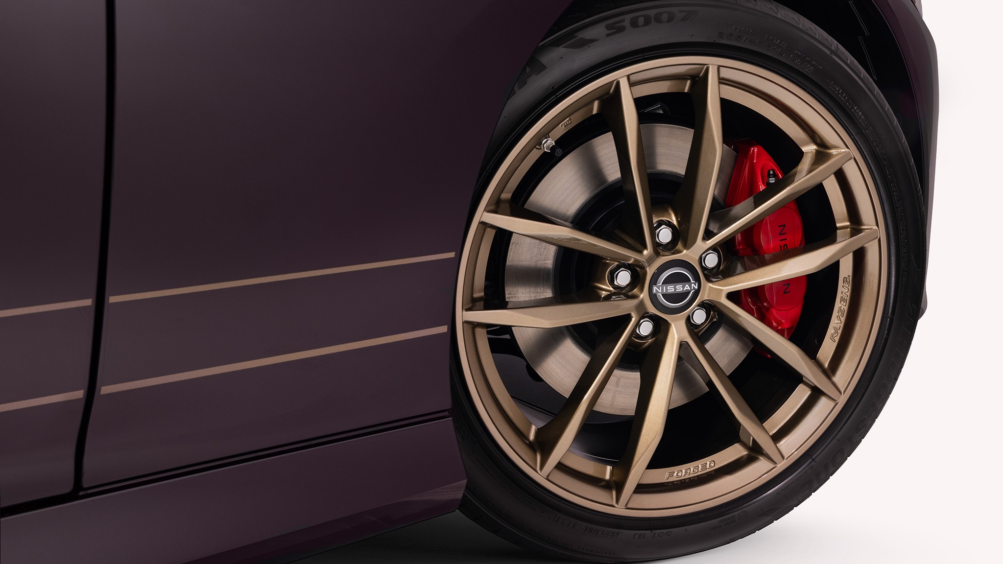 2026 Nissan Z Heritage Edition Front 19 Inch Rays Wheel