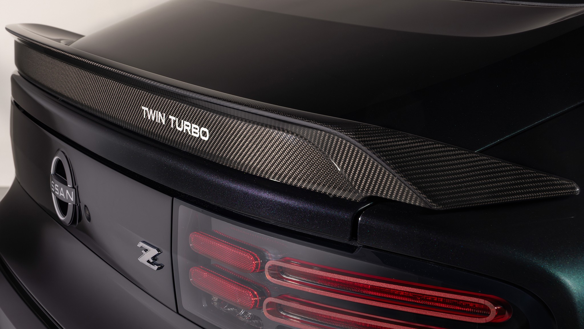 2026 Nissan Z Heritage Edition Rear Spoiler With Twin Turbo Badge