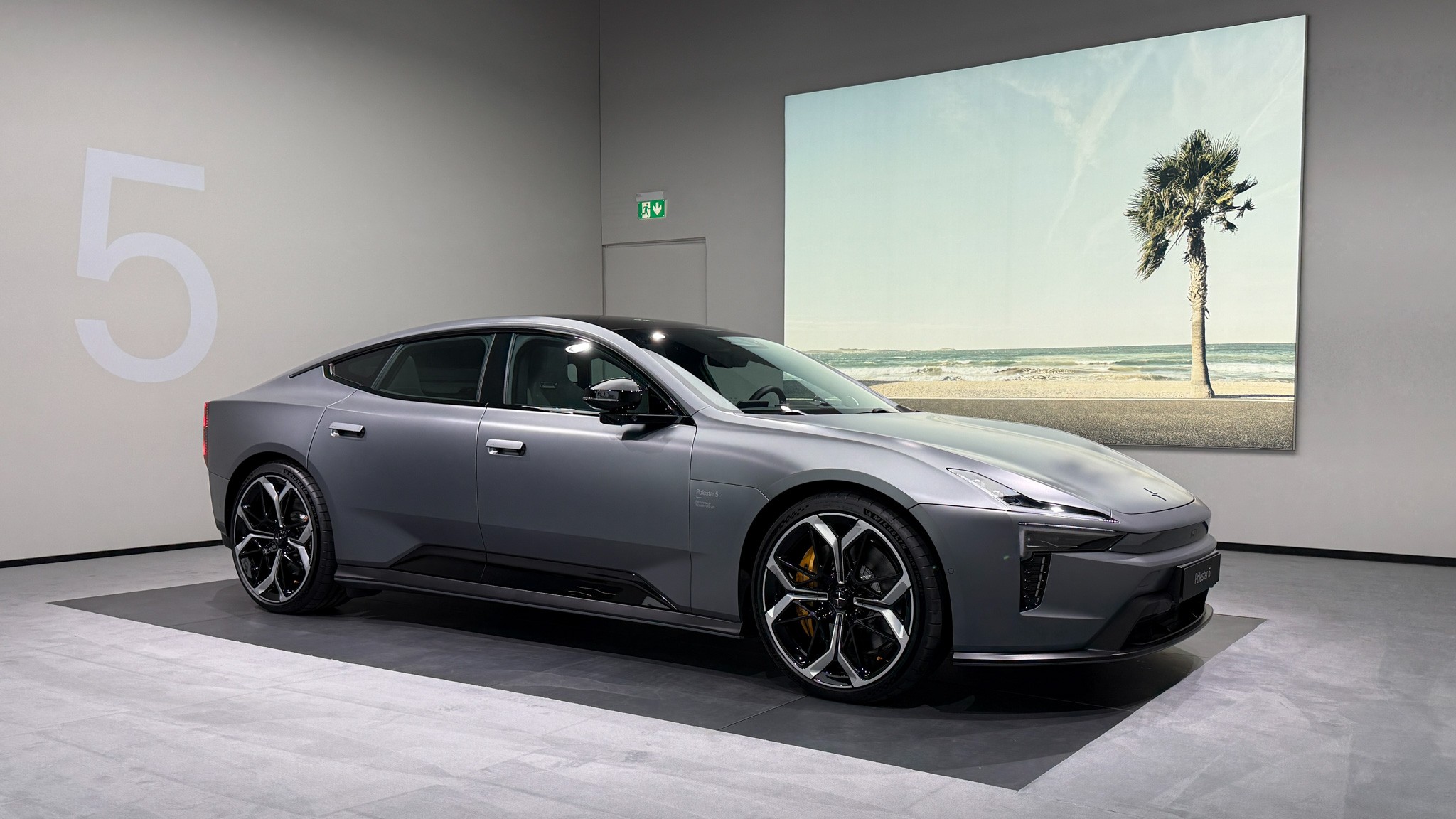 Polestar 5 Storm Grey Munich IAA 2025 2