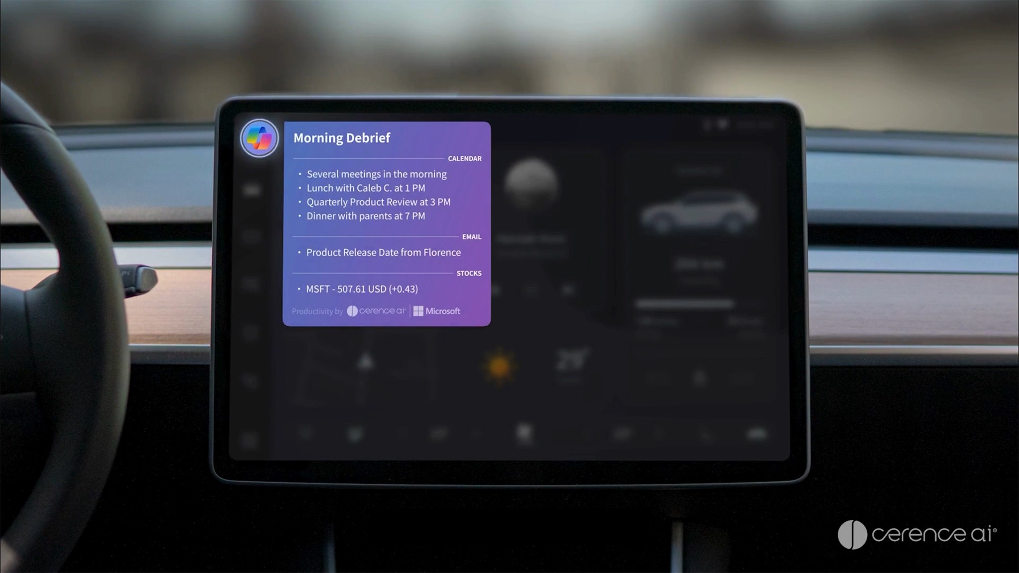Cerence   MSFT Productivity 2