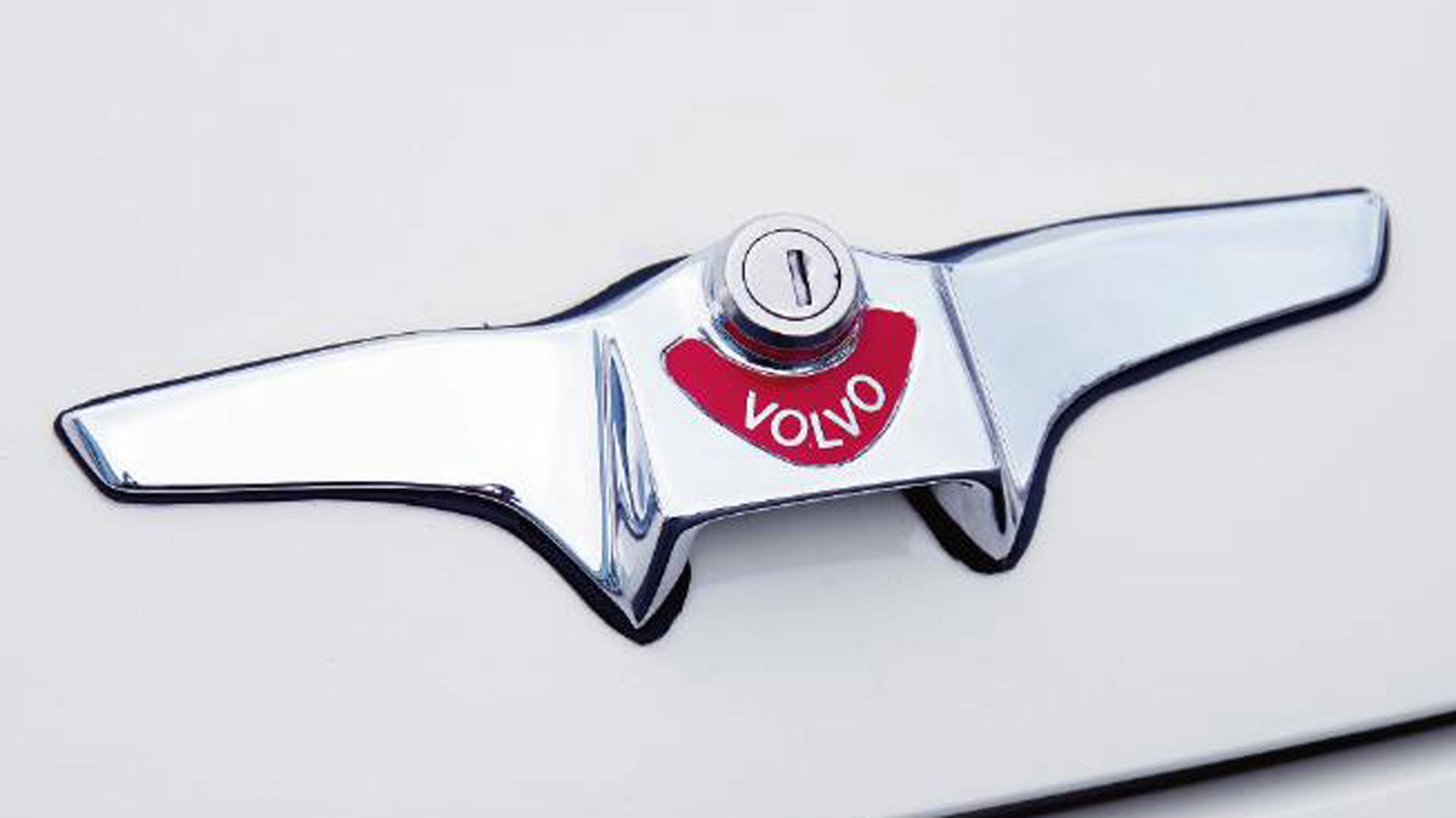 008 1957 volvo p1900 logo latch rare swedish sports car motor trend classic