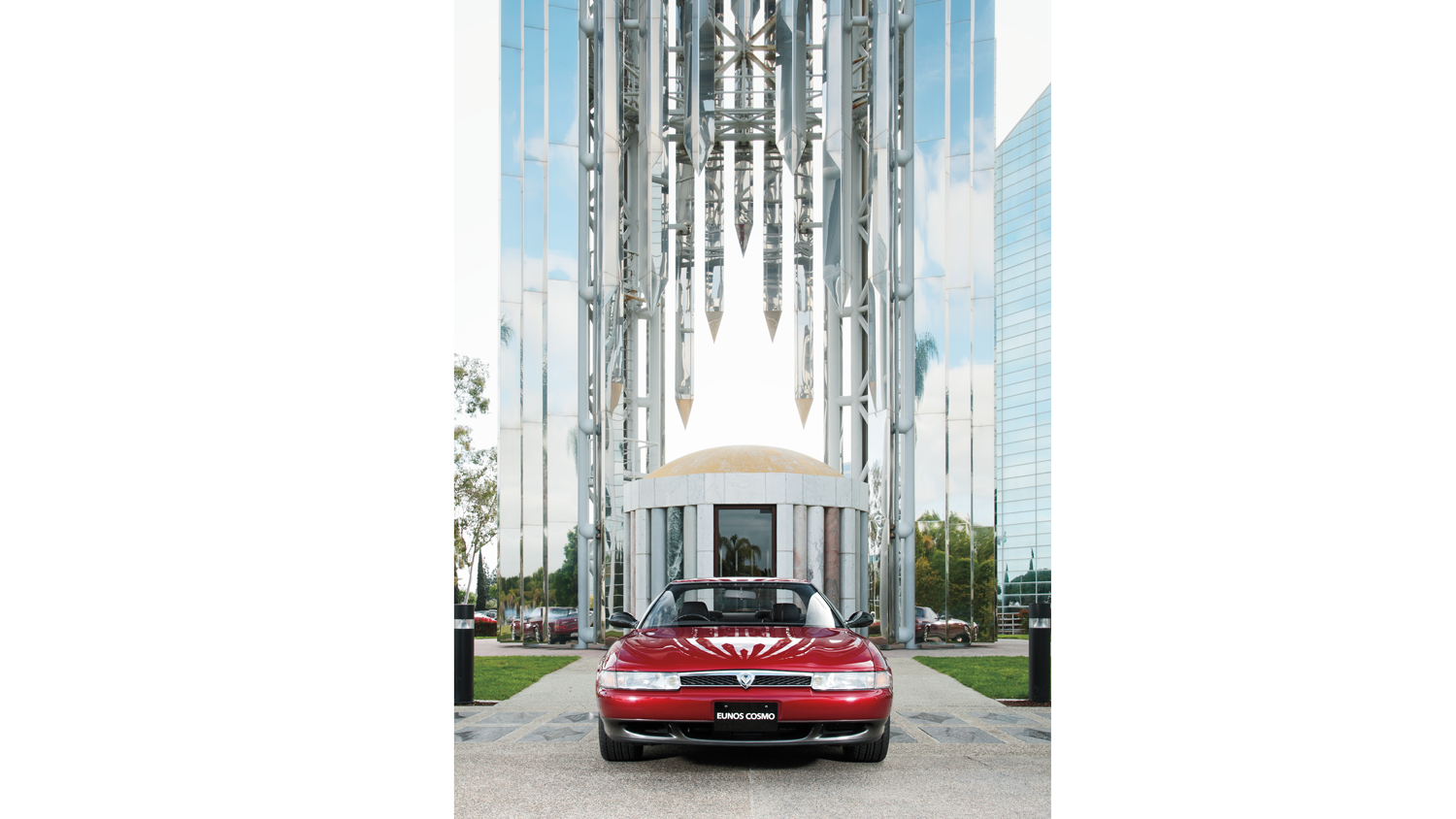 004 1993 mazda eunos cosmo rare 3 rotor front view luxury coupe