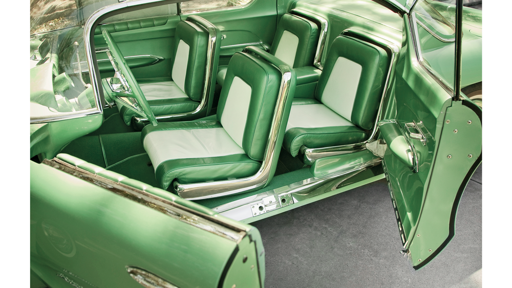 009 1955 chevy biscayne concept car interior seats junkyard restoration