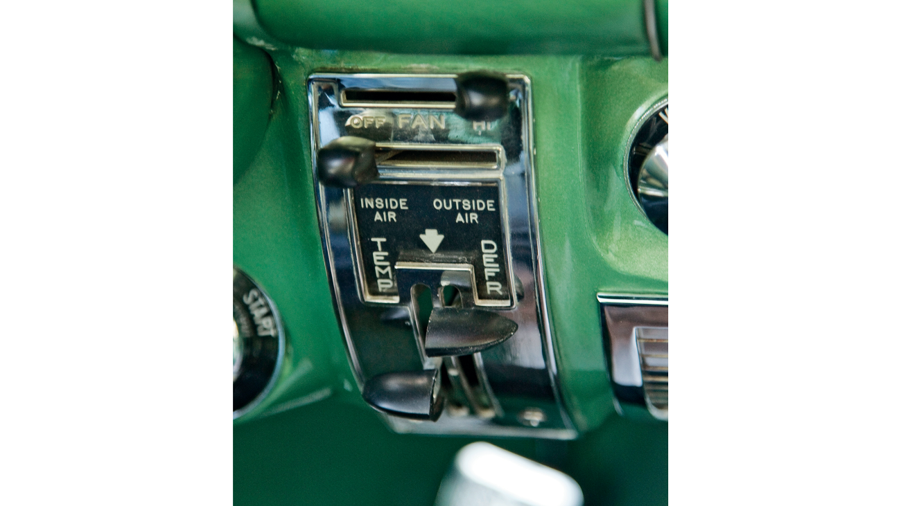 013 1955 chevy biscayne concept car interior buttons junkyard restoration