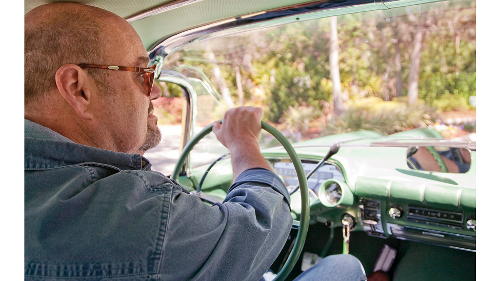 018 1955 chevy biscayne concept car interior driving junkyard restoration