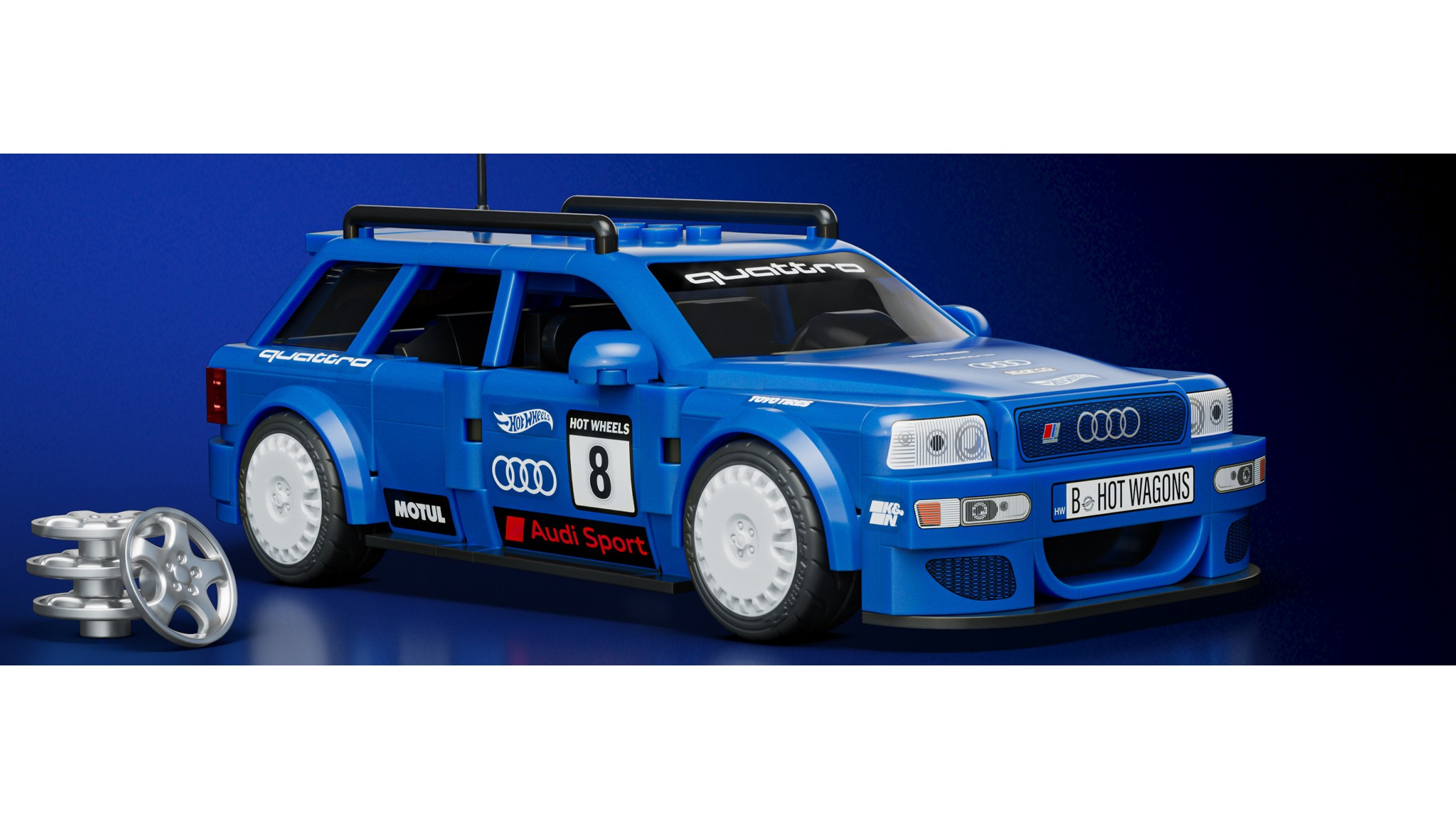 Audi R8 Avant RS2 Mattel Brick Shop Models 7