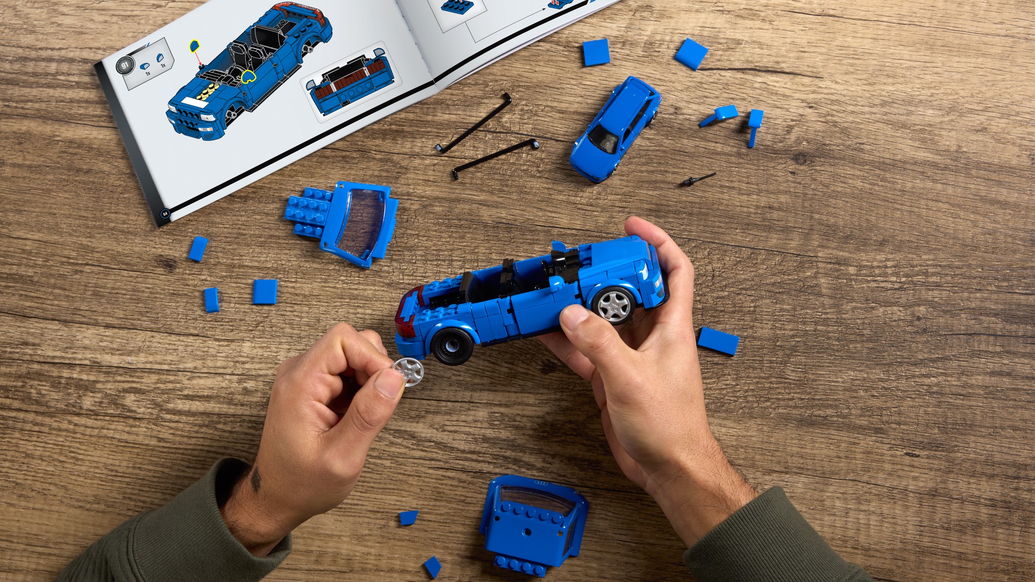 Audi R8 Avant RS2 Mattel Brick Shop Models 3