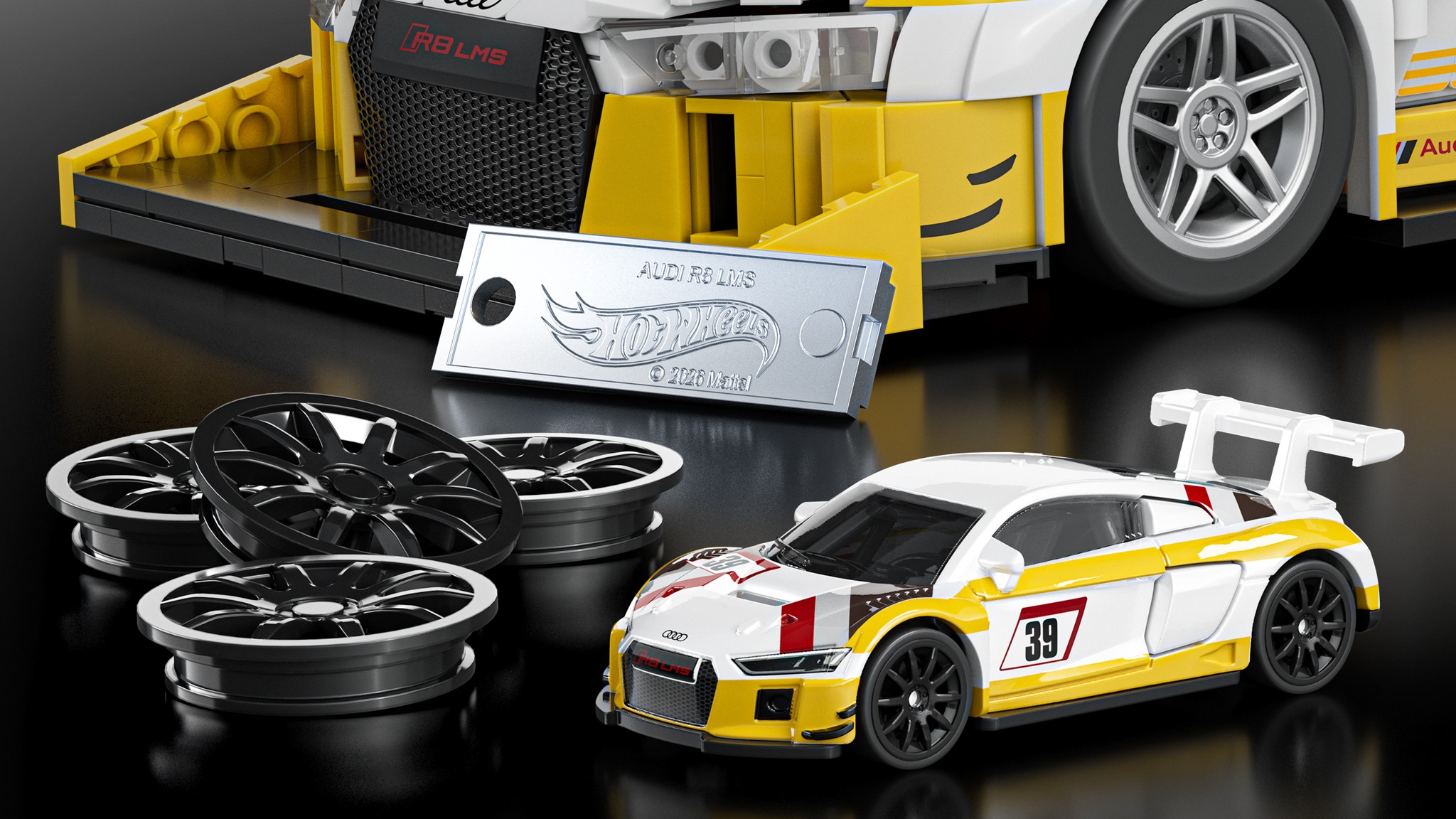 Audi R8 Avant RS2 Mattel Brick Shop Models 1