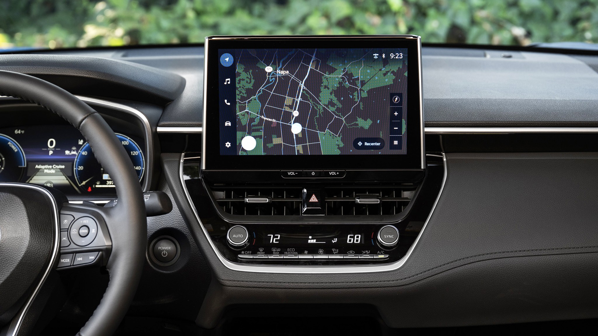 2026 Toyota Corolla Cross Hybrid XSE AWD blue touchscreen 423