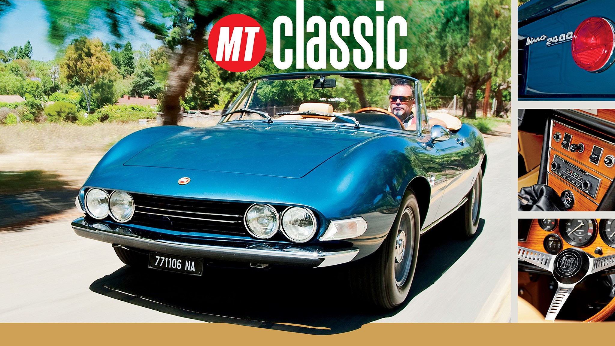 001 fiat dino 2400 spider ferrari engine motor trend classic alan muir design