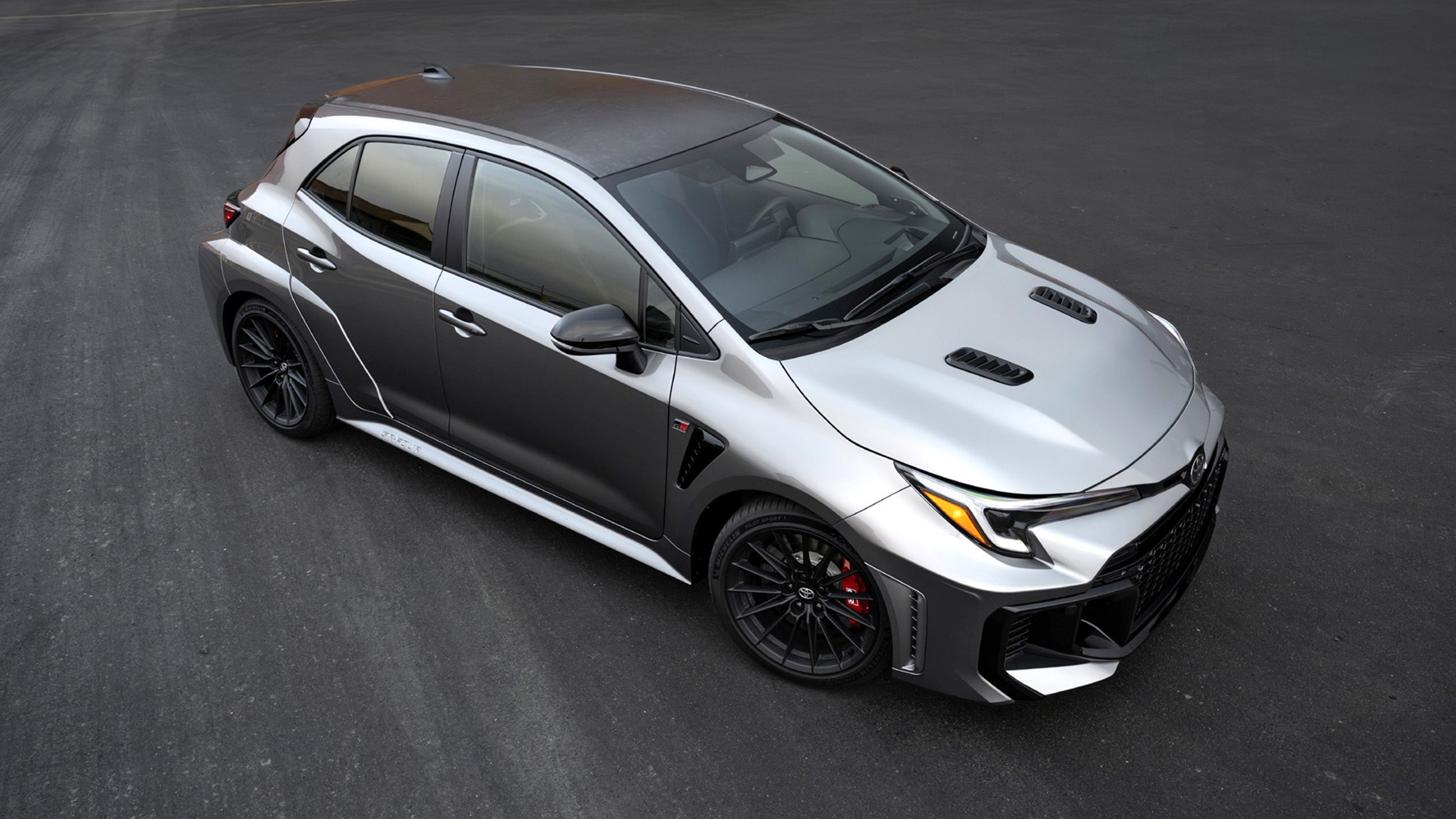 2026 Toyota GR Corolla PremiumPlus gray 011 front three quarter high