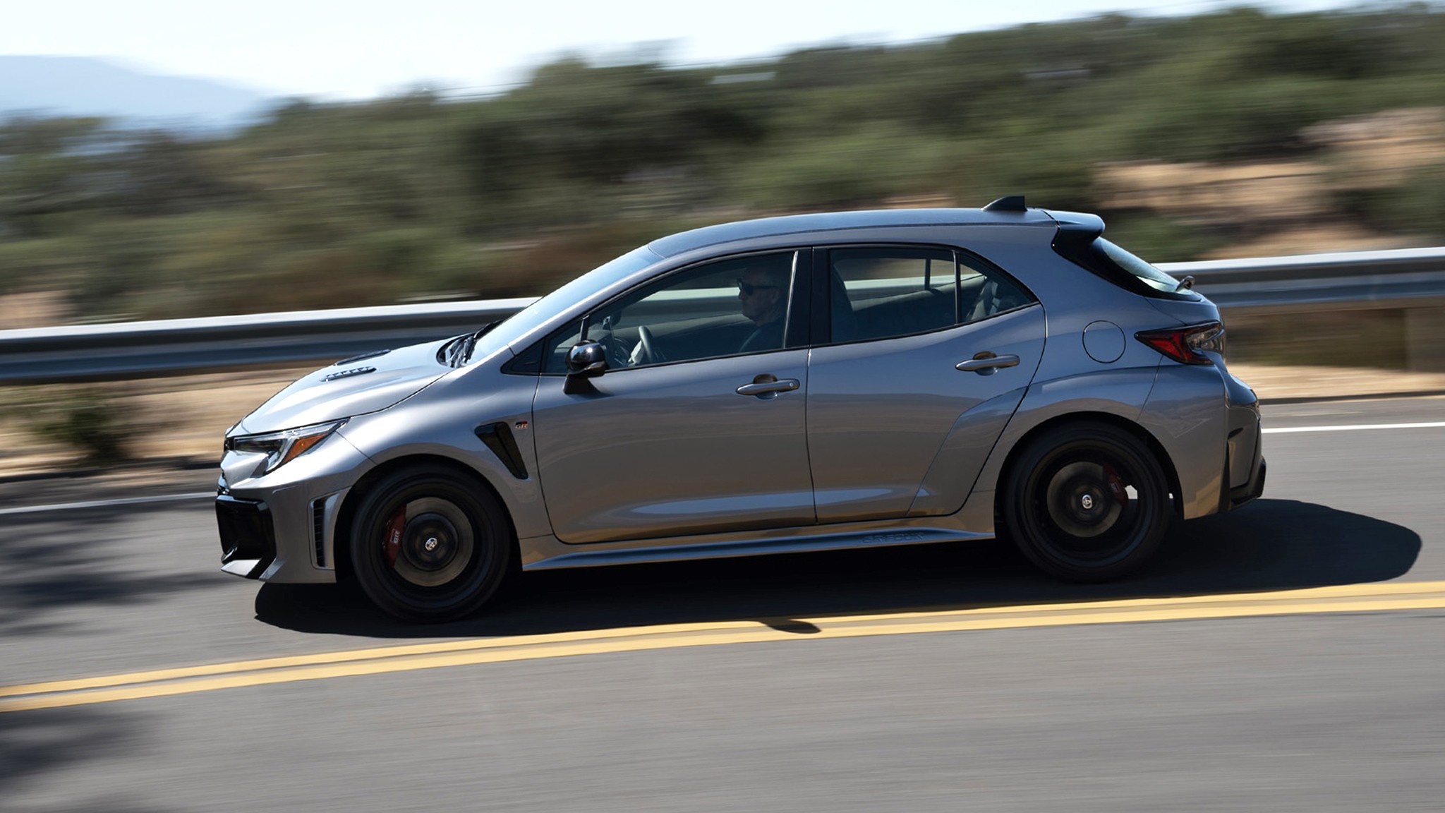 2026 Toyota GR Corolla PremiumPlus gray 302 panning