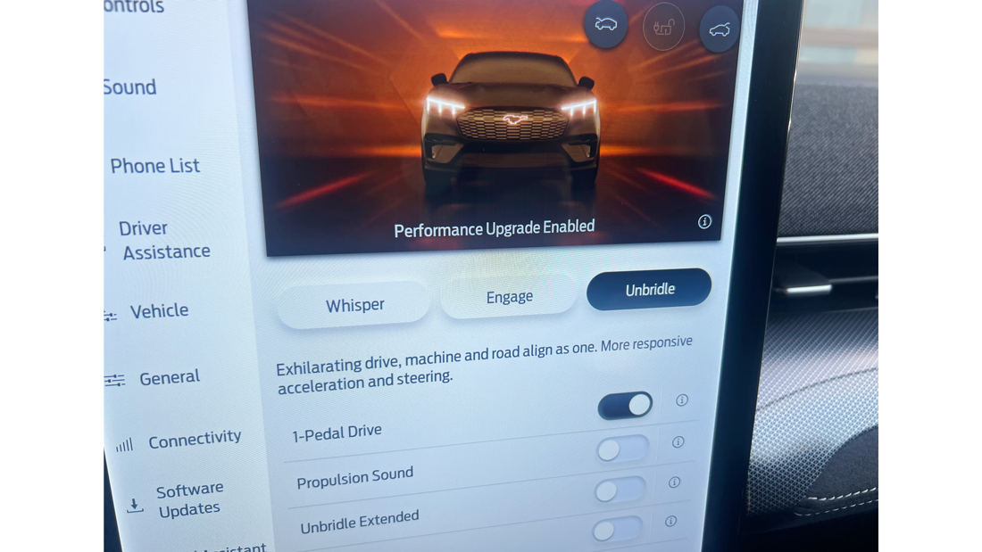 003 one pedal driving ev regenerative braking mustang mach e